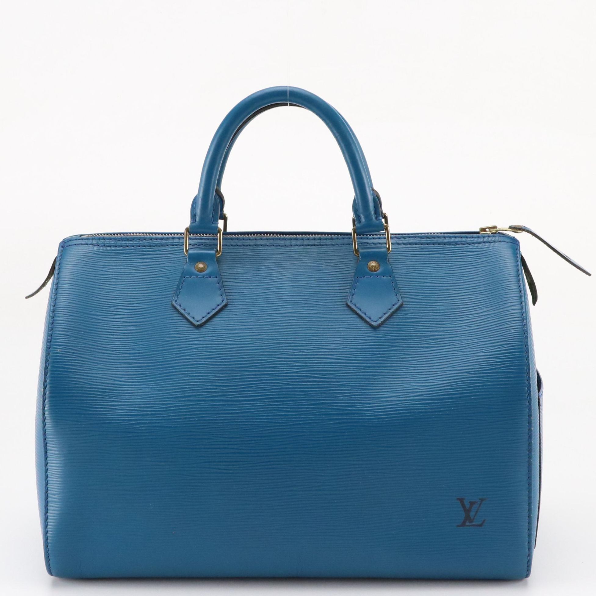 Louis Vuitton Speedy 30 in Toledo Blue Epi Leather