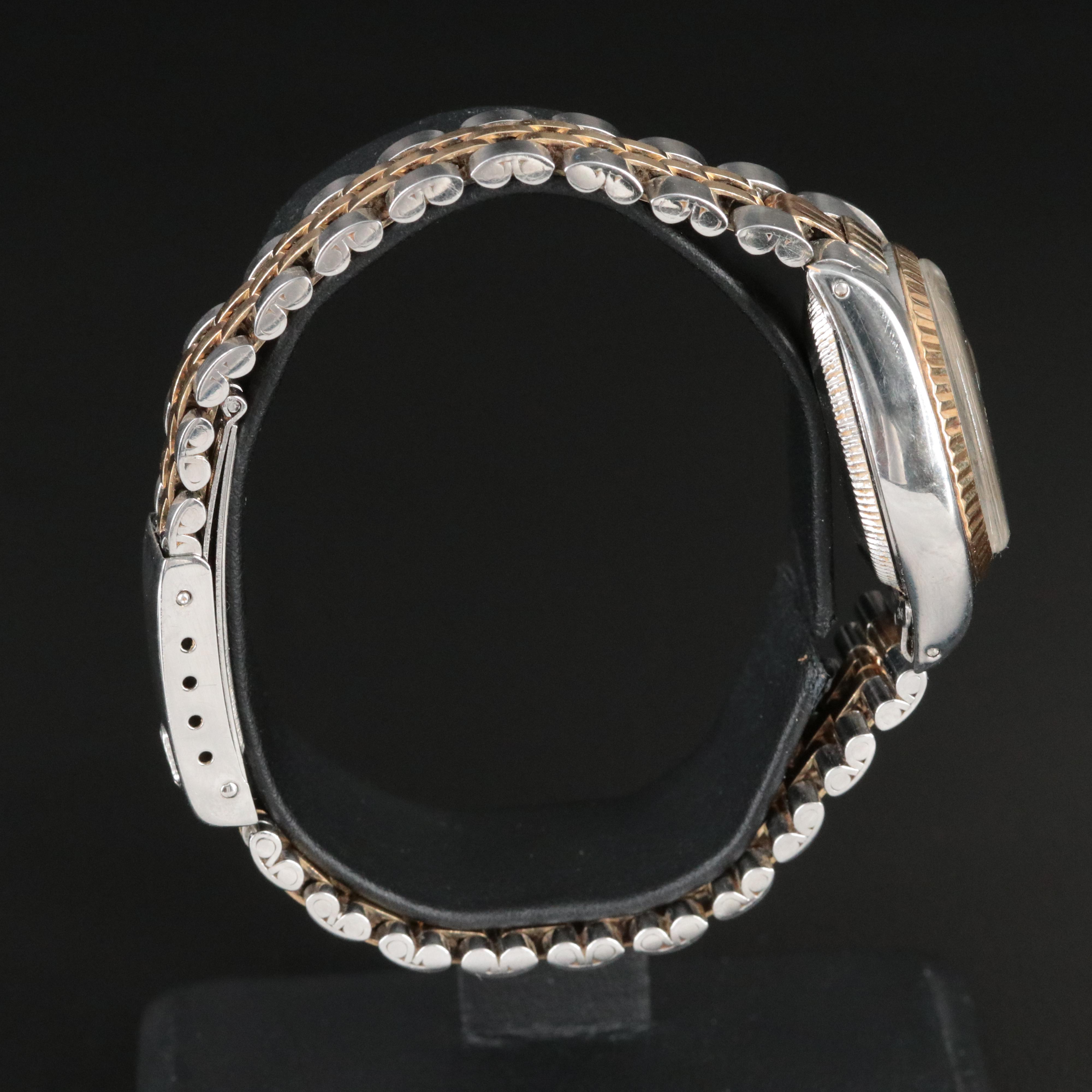 1971 Rolex Oyster Perpetual 14K and Stainless Steel Date Watch