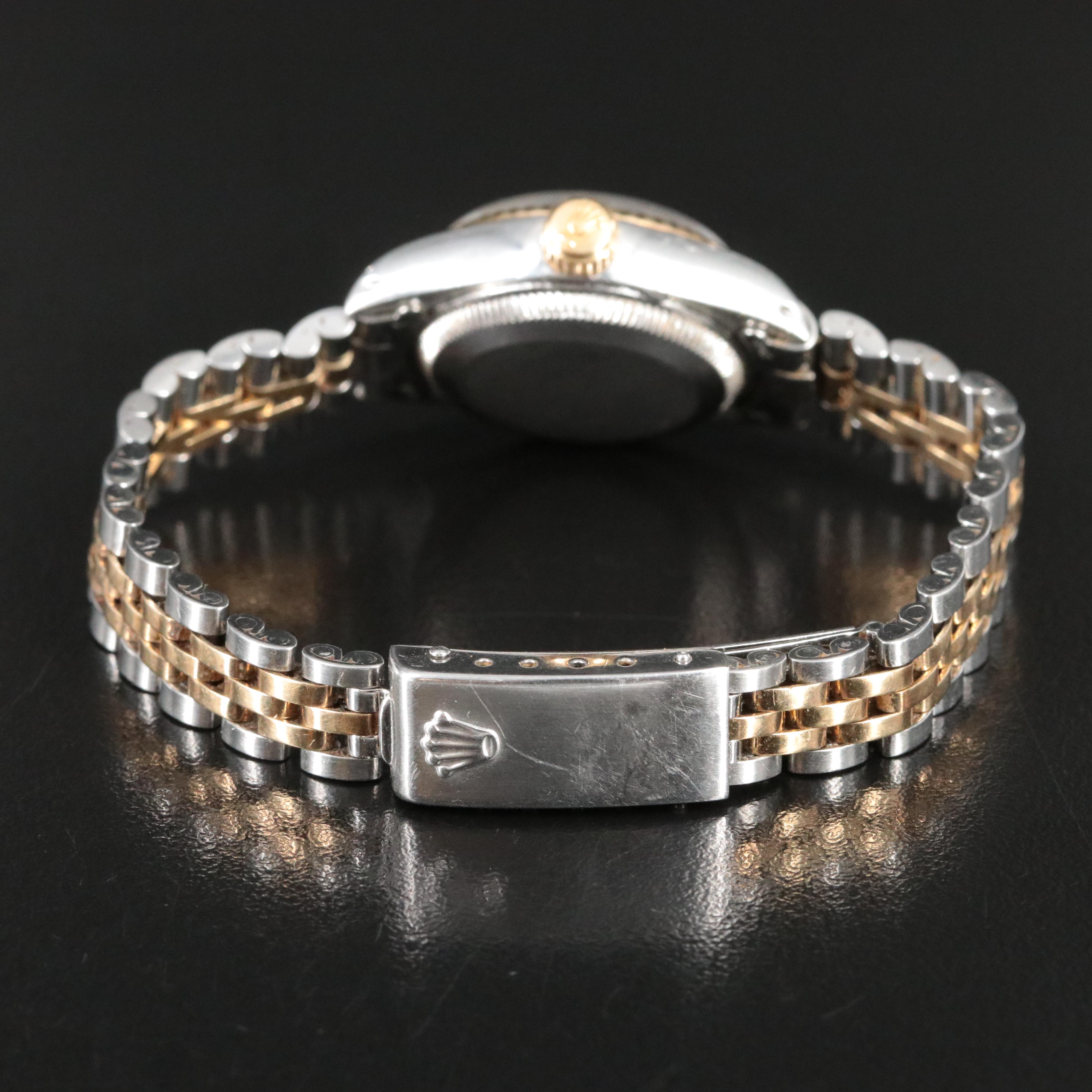 1971 Rolex Oyster Perpetual 14K and Stainless Steel Date Watch