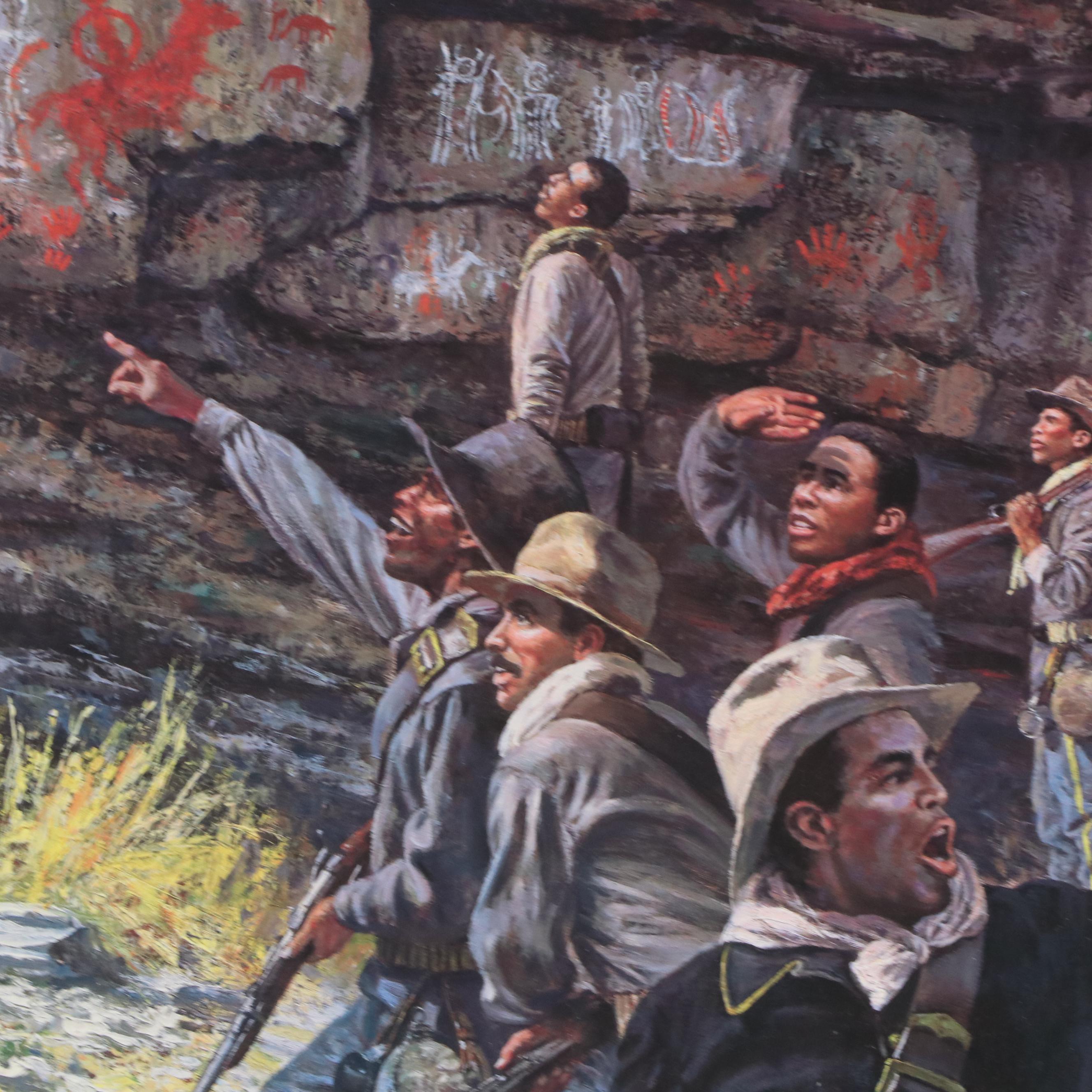 Don Stivers Offset Lithograph "The Discovery," 1999