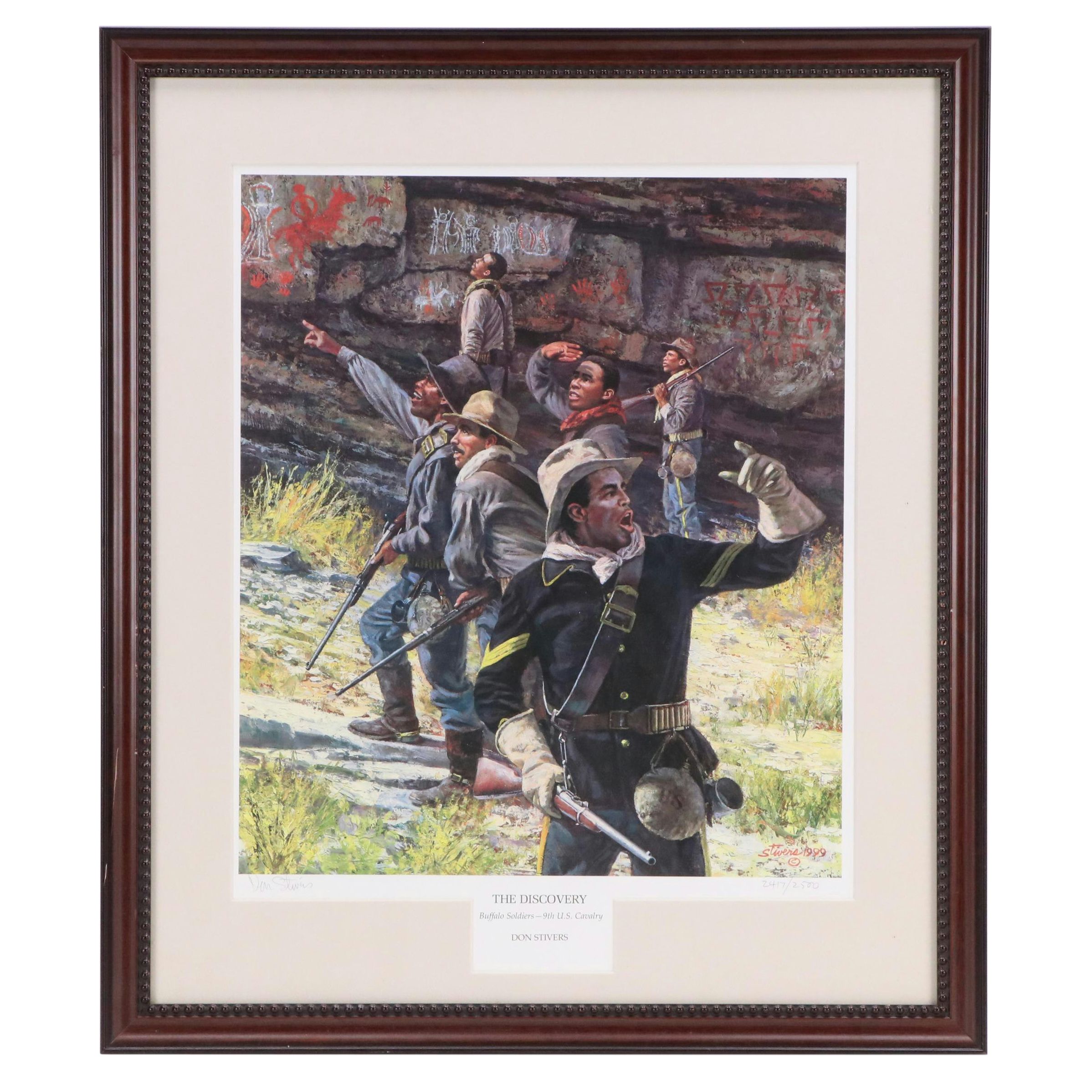 Don Stivers Offset Lithograph "The Discovery," 1999