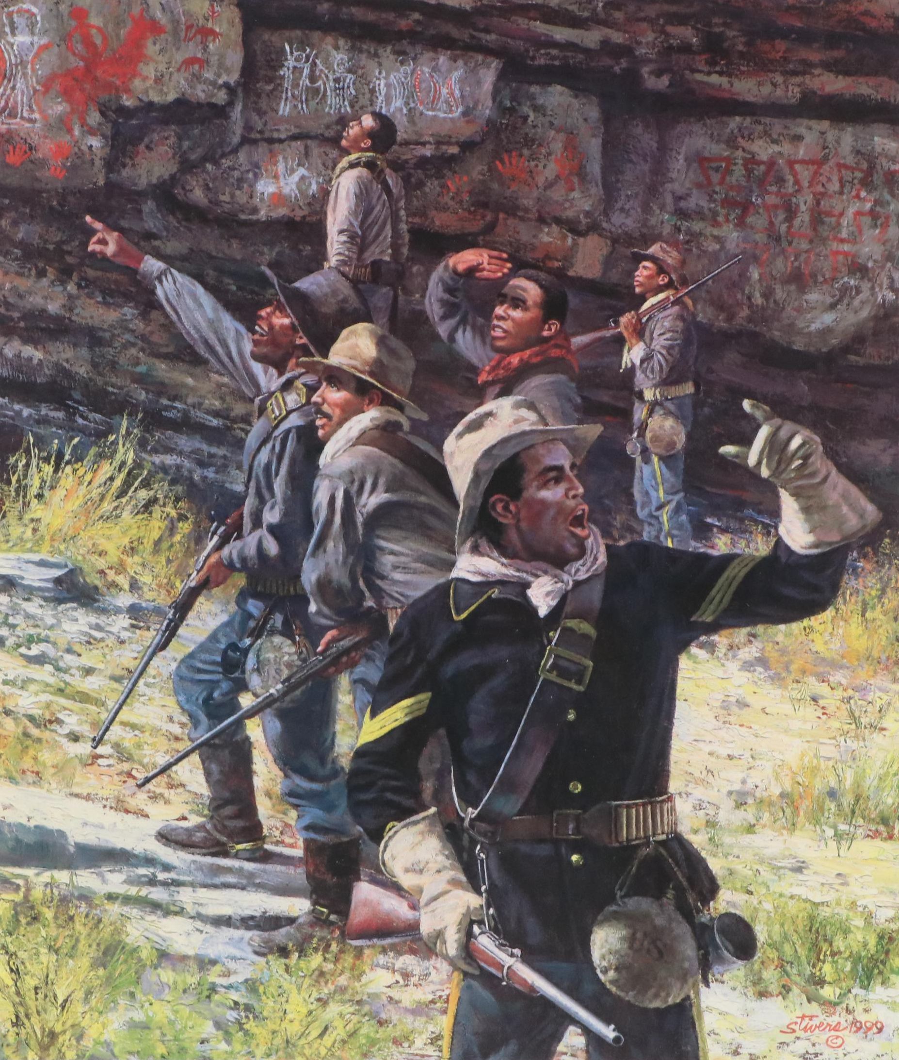 Don Stivers Offset Lithograph "The Discovery," 1999