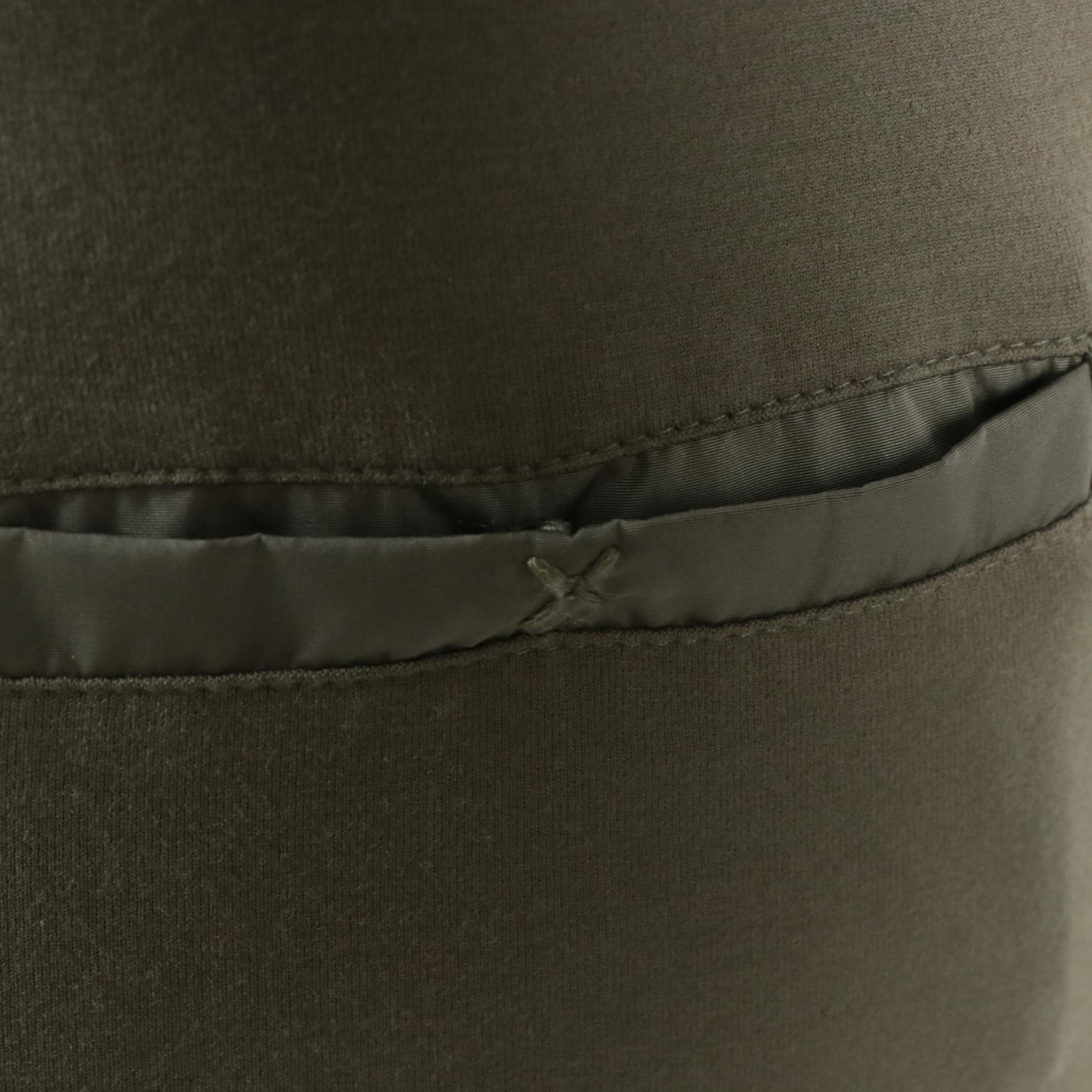 Prada Sport Fitted Long Sleeve Top with Small Snap Pocket