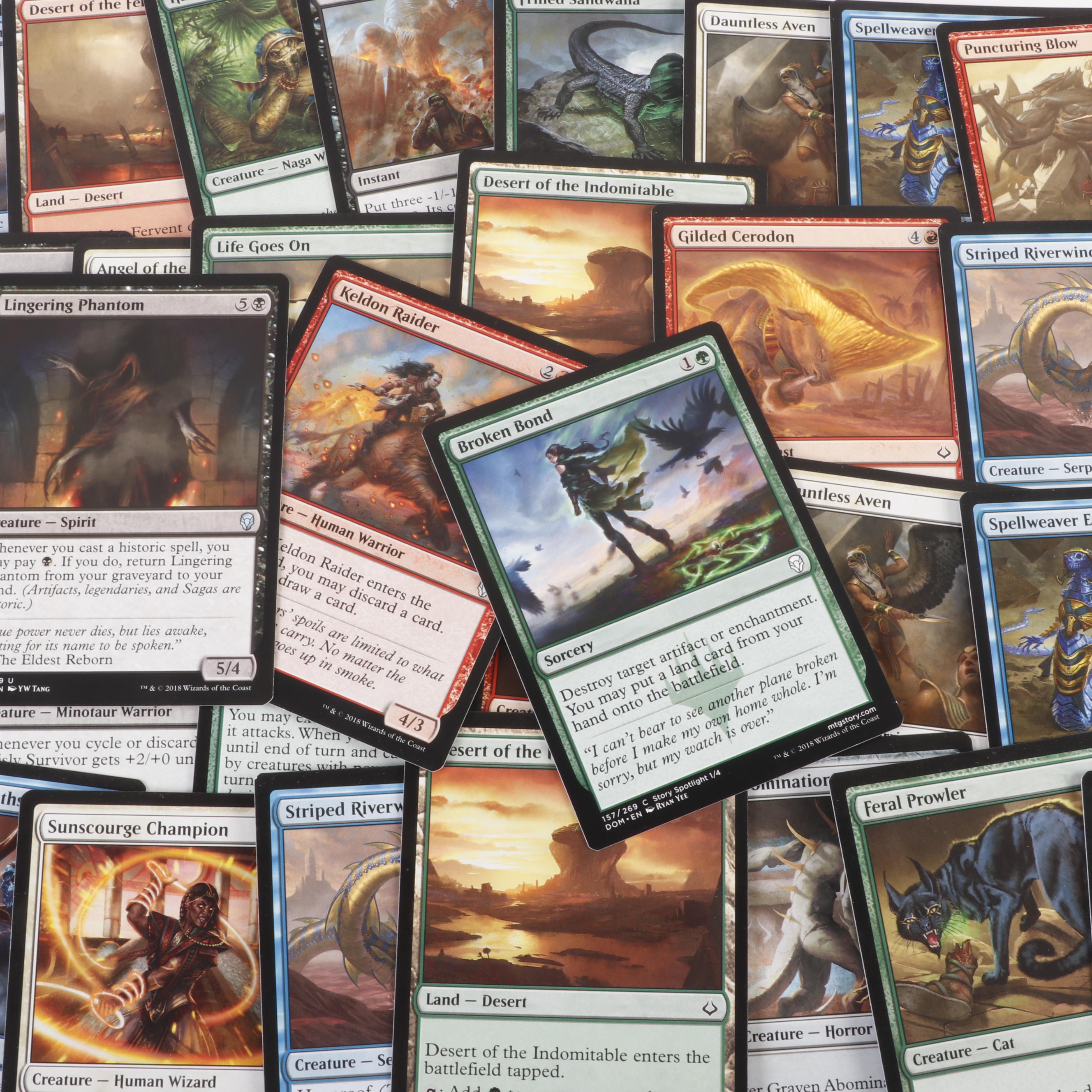 8,000+ Magic: The Gathering Trading Cards with Storage Boxes, 1990s-2020s