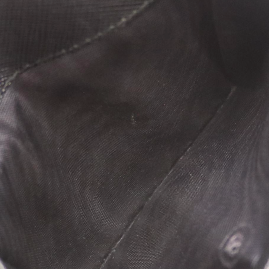 Prada Black Tessuto Nylon Trifold Wallet