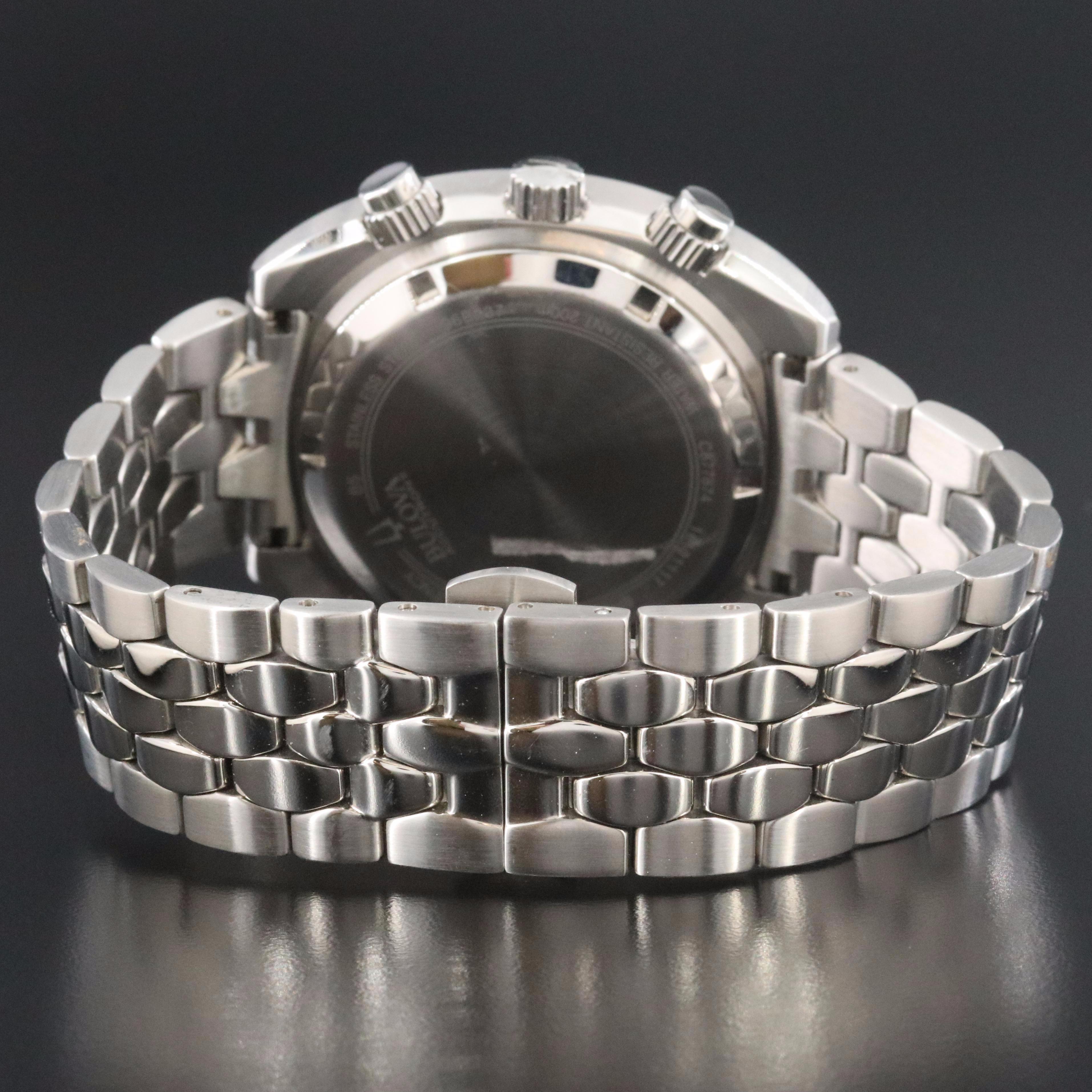 Bulova Accutron II Snorkel 96B237 Black 44mm Steel Quartz Watch