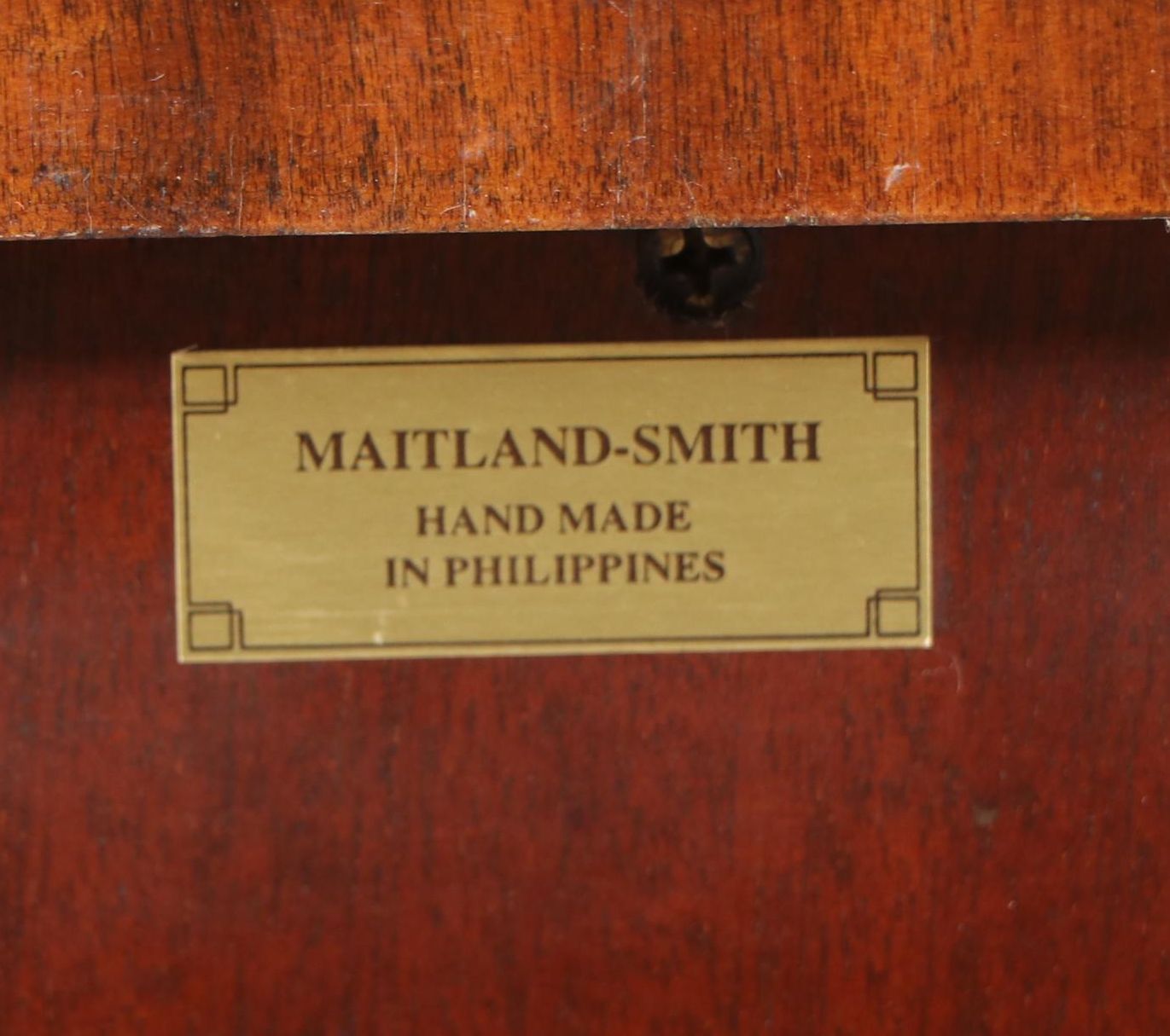 Maitland-Smith Hepplewhite Style Inlaid Mahogany Sideboard