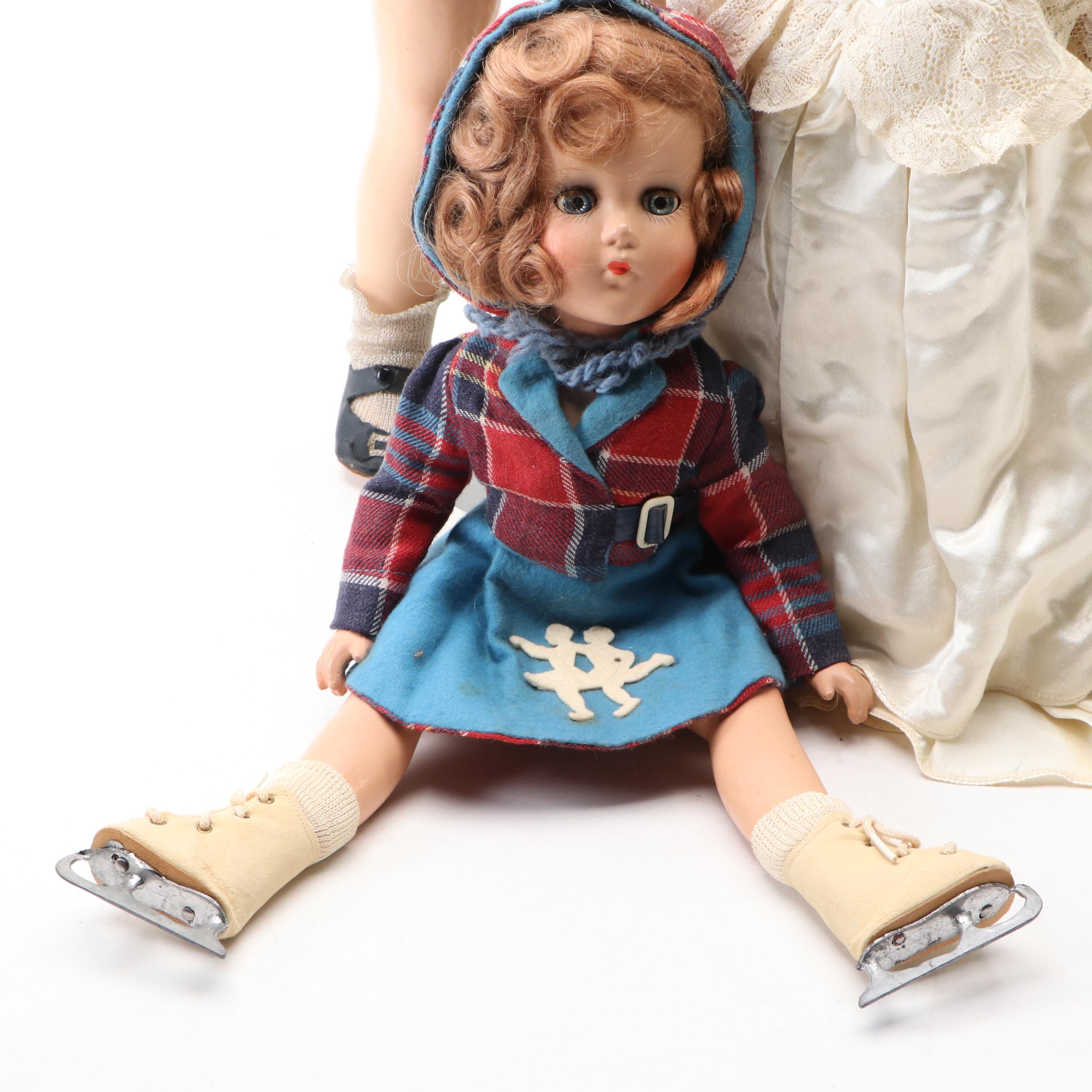 Arranbee "Nanette" Walker and Talker with American Character and Other Dolls