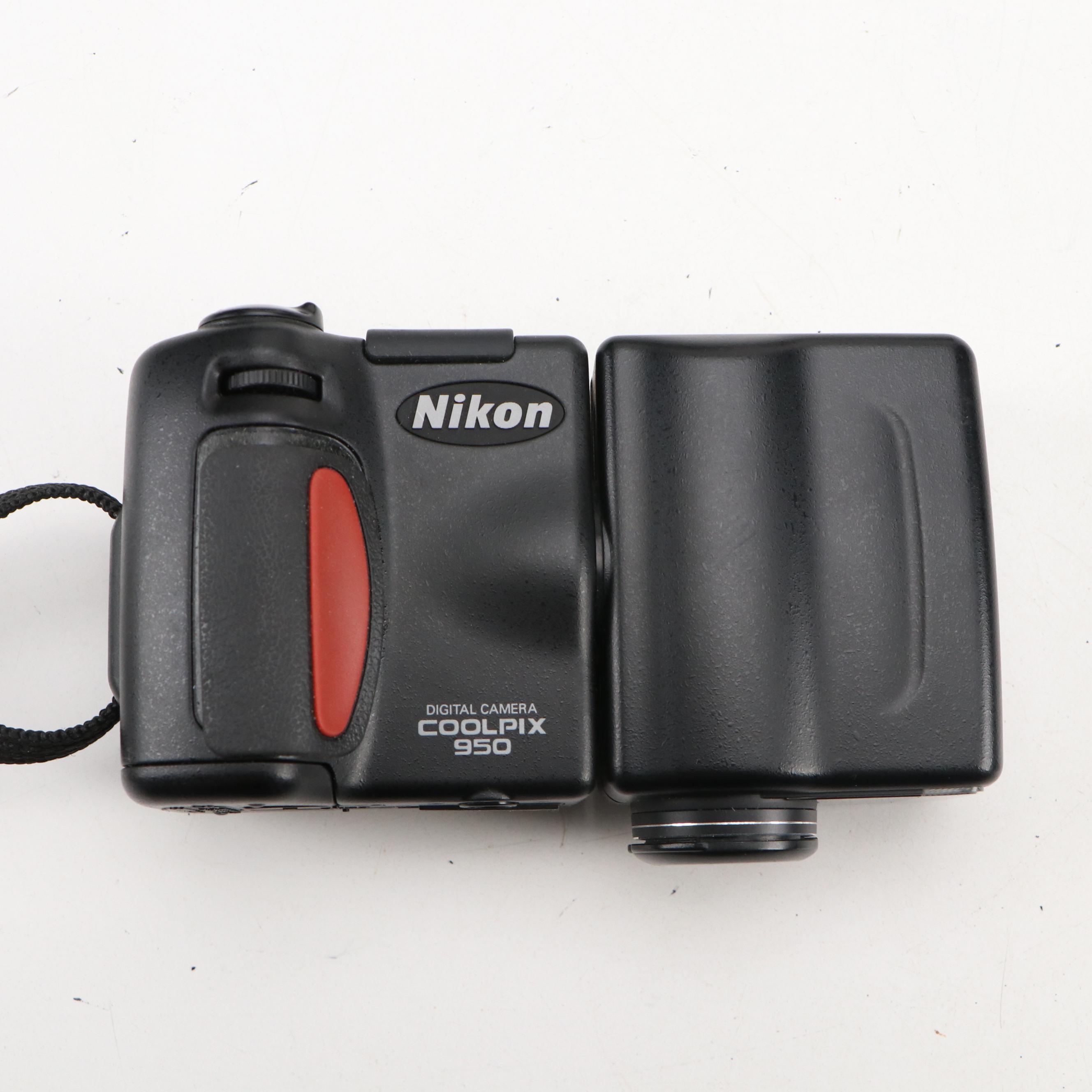 Kodak Duaflex II, Nikon Coolpix 950 with More Cameras and Accessories