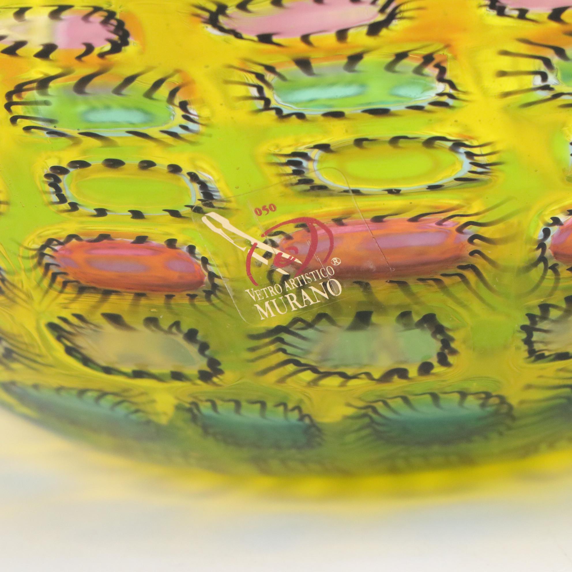 Authentic Murano Glass Bowl for Neiman Marcus