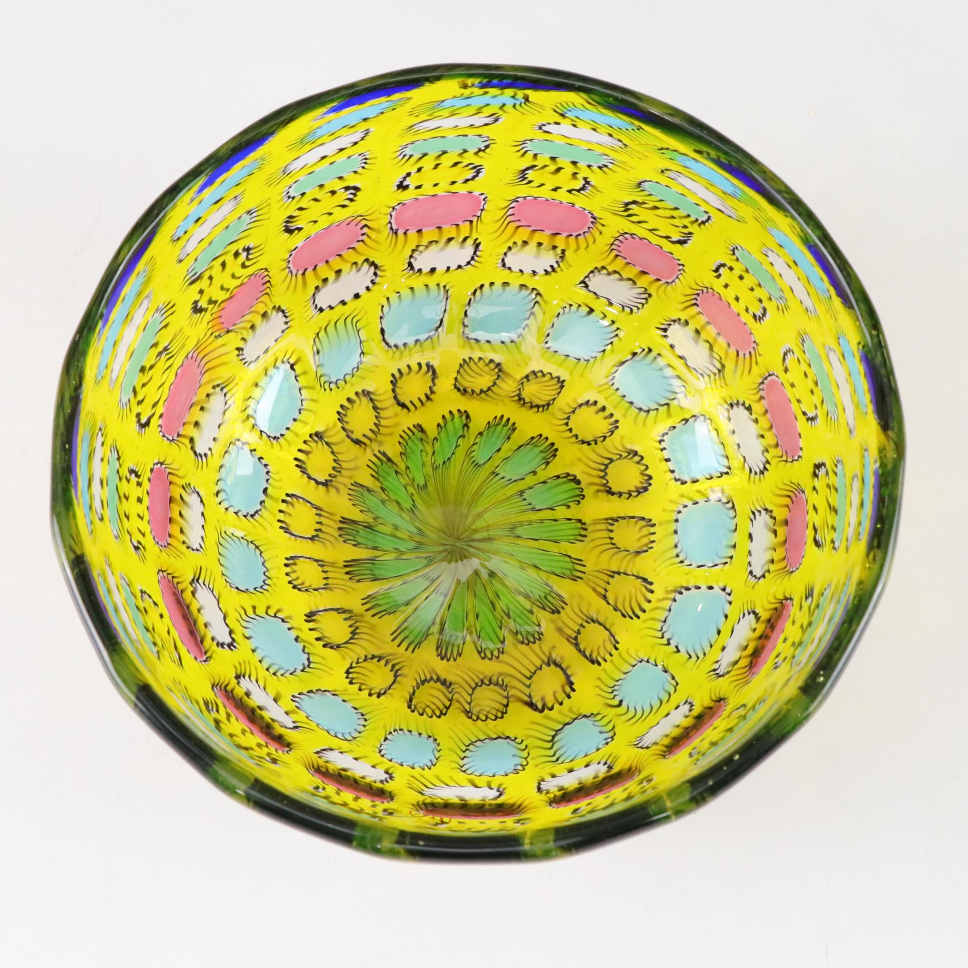 Authentic Murano Glass Bowl for Neiman Marcus