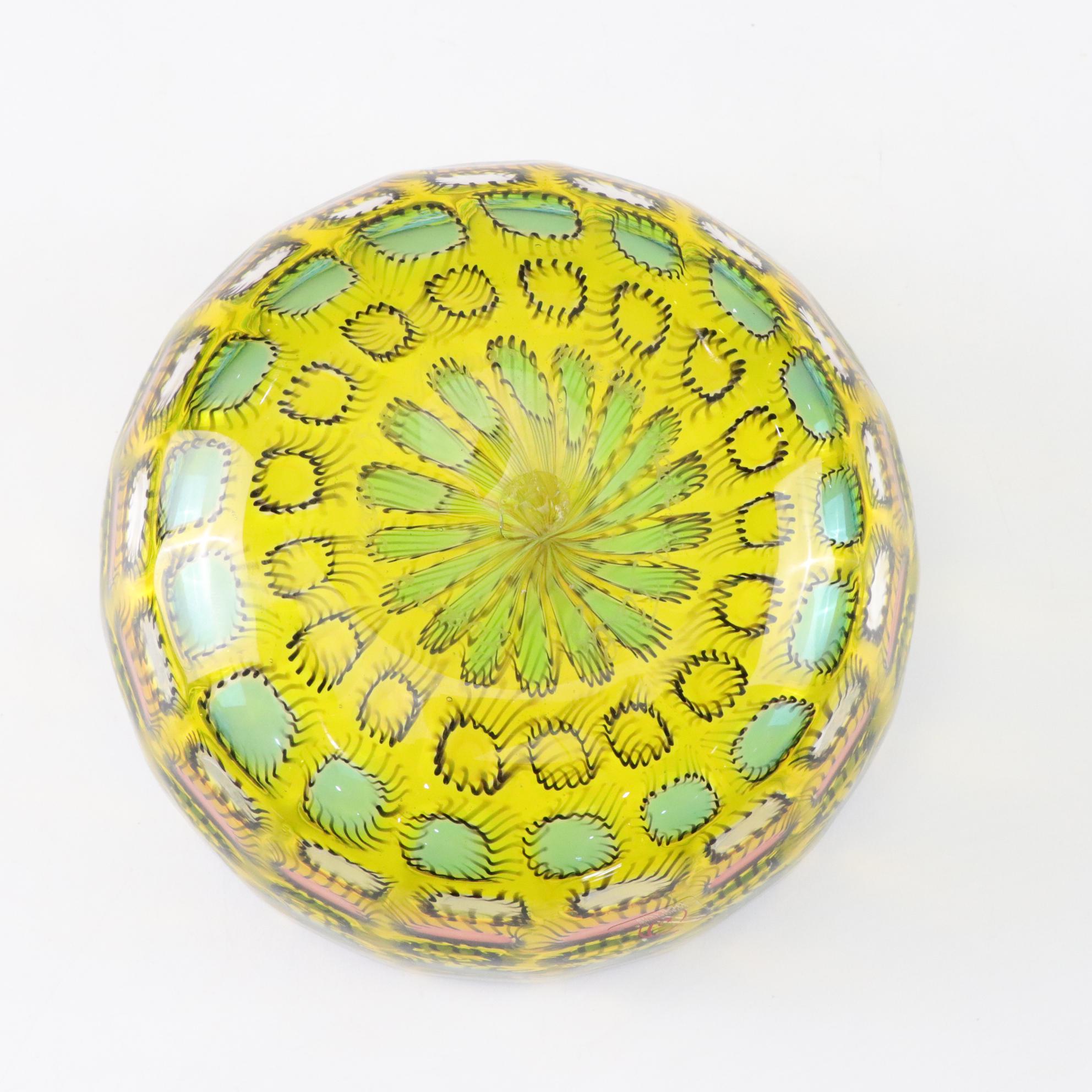 Authentic Murano Glass Bowl for Neiman Marcus