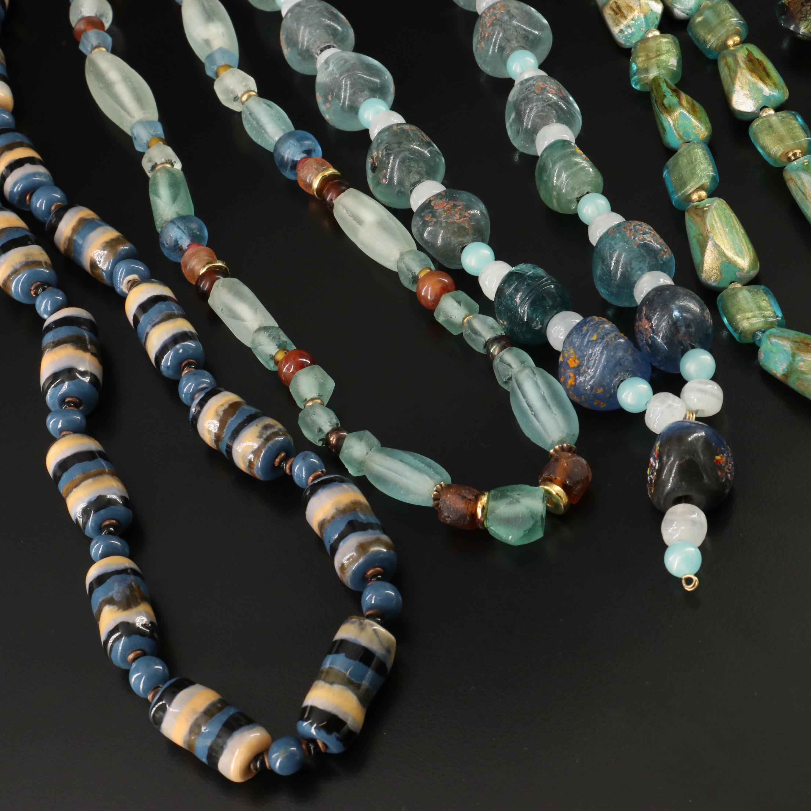 Art Glass Necklace Collection