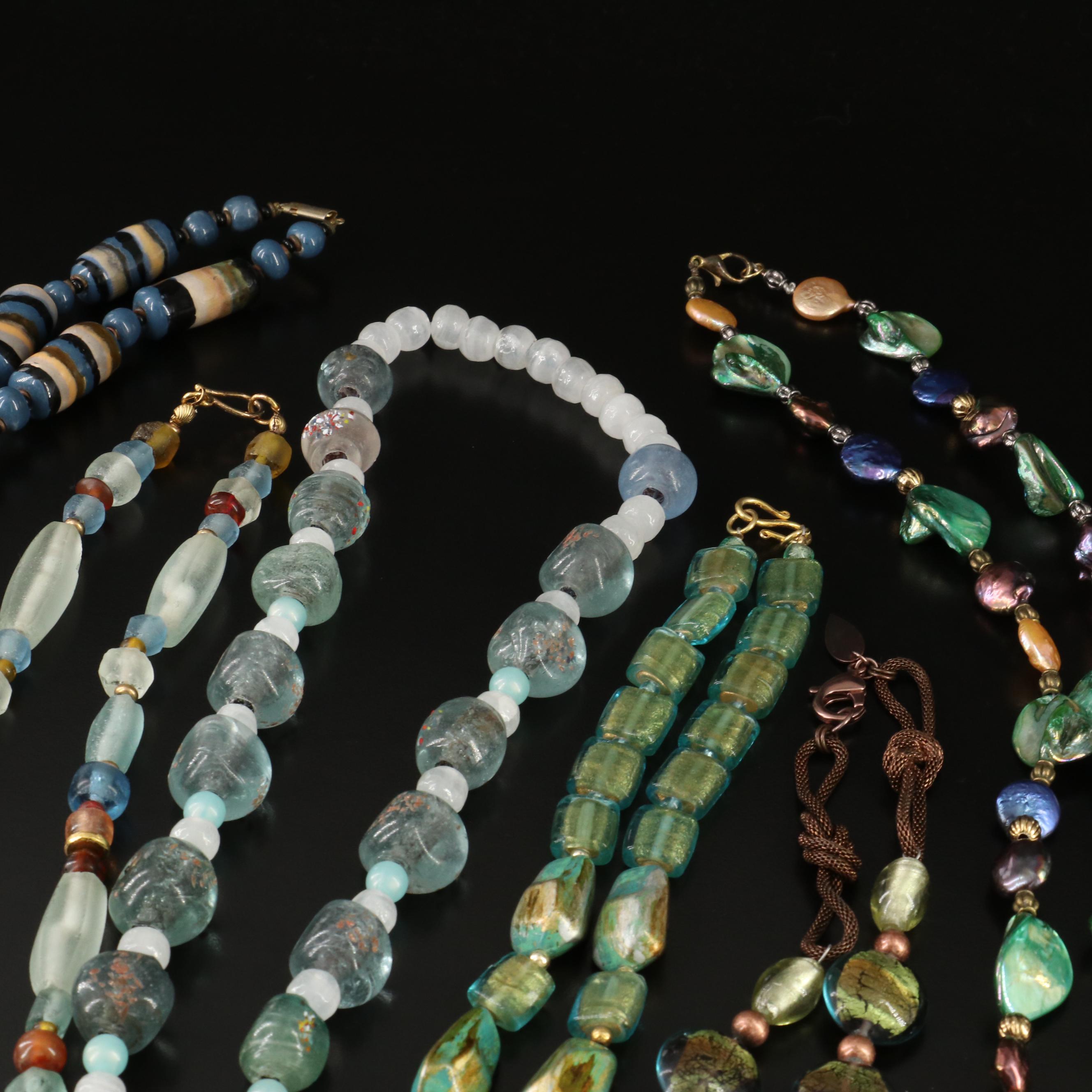 Art Glass Necklace Collection