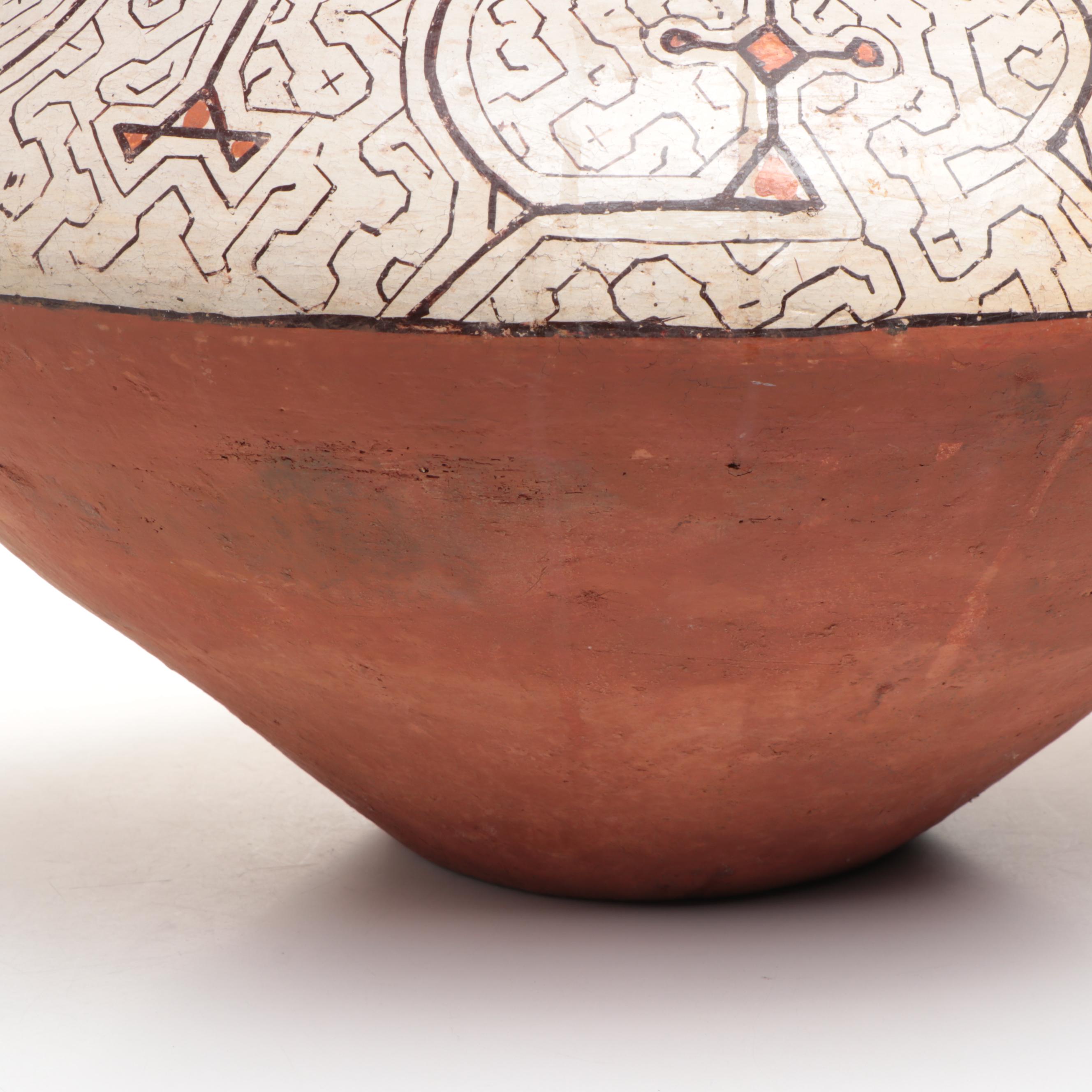 Shipibo-Conibo Peruvian Amazon River Pottery Vessel, Early 20th Century