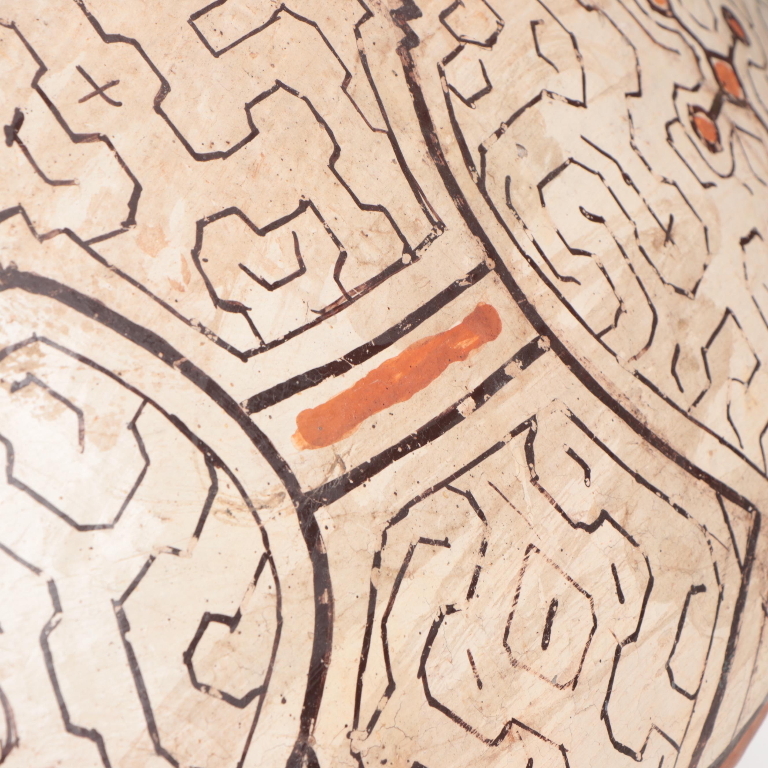 Shipibo-Conibo Peruvian Amazon River Pottery Vessel, Early 20th Century