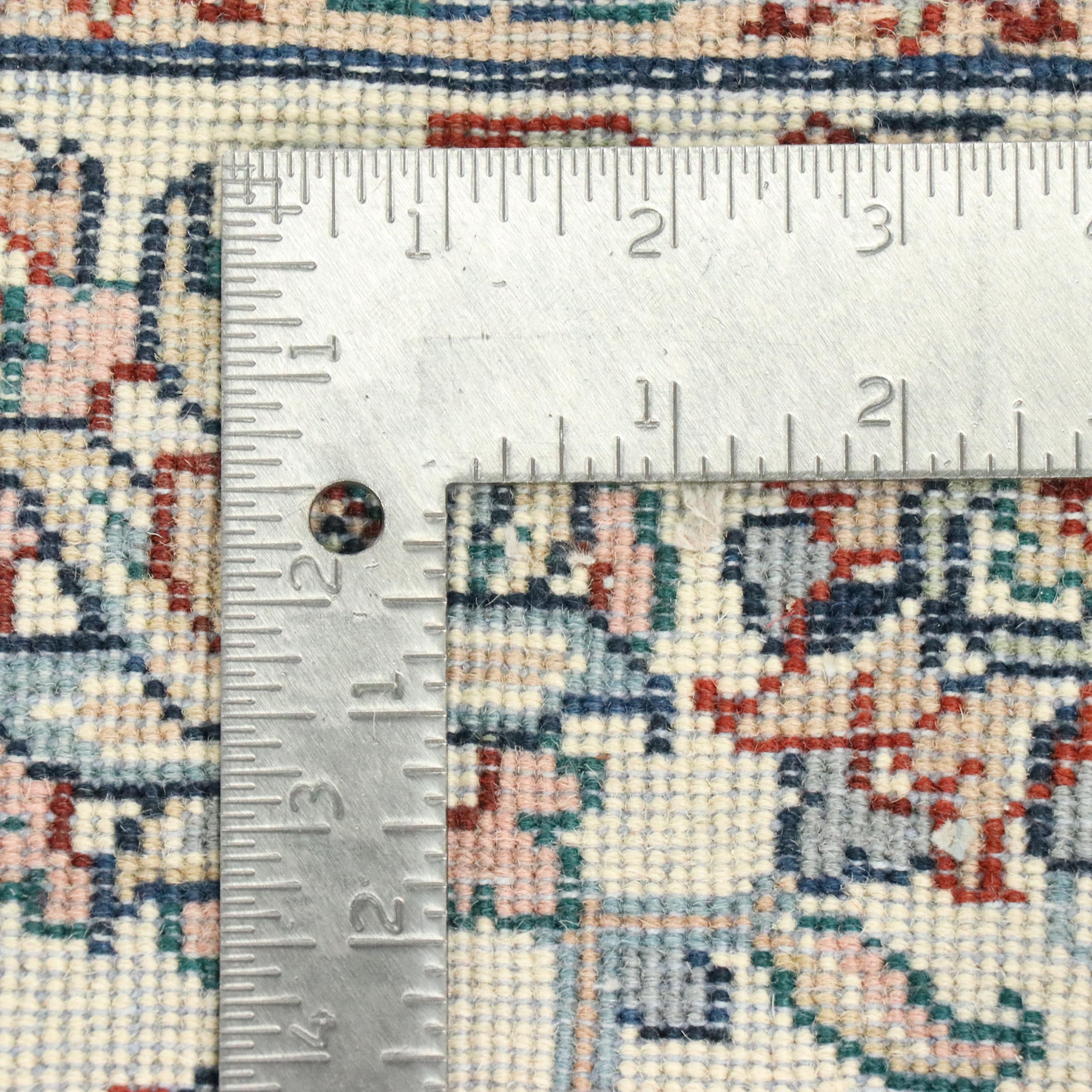 4'1 x 6'5 Hand-Knotted Sino-Persian Tabriz Area Rug