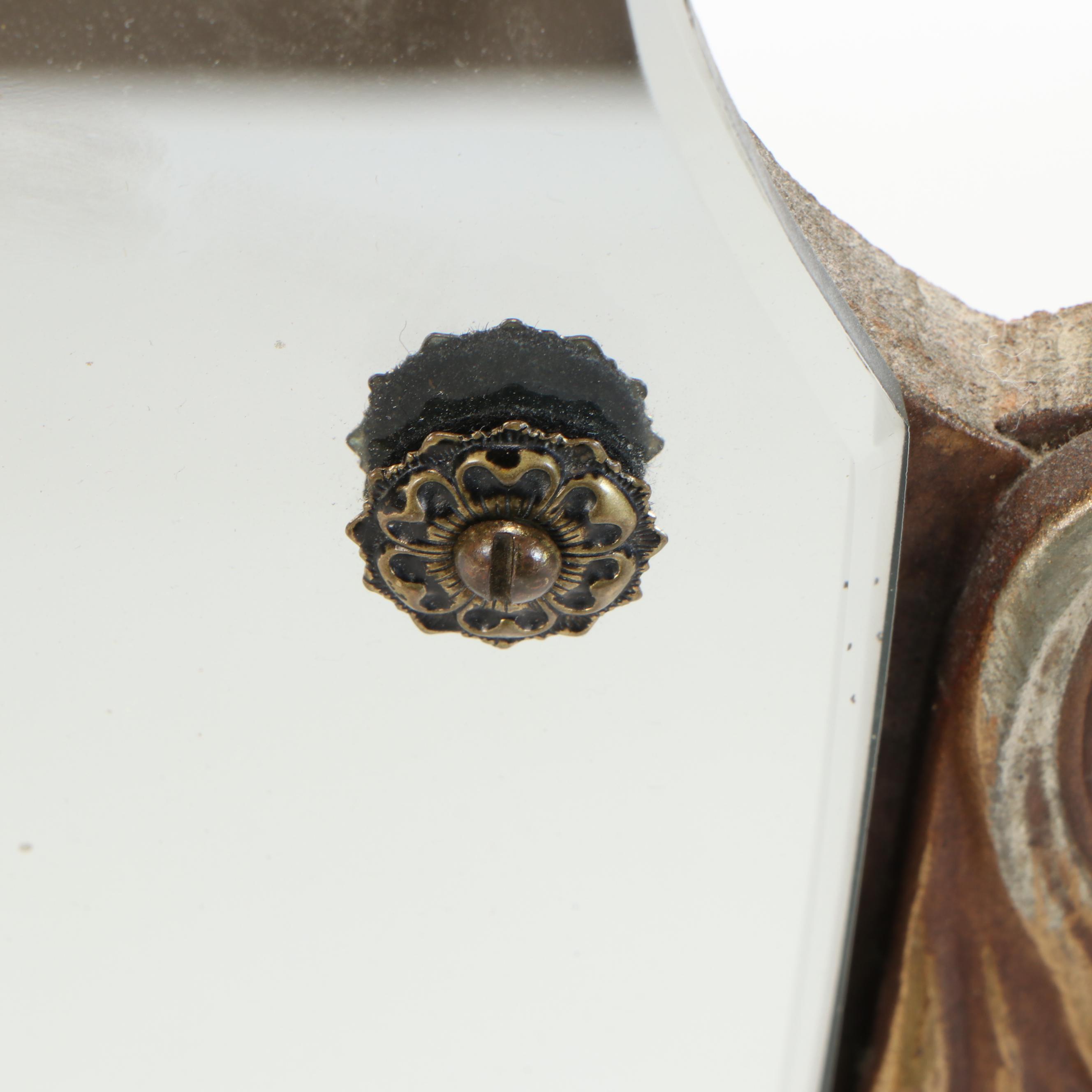 Baroque Style Giltwood Wall Mirror