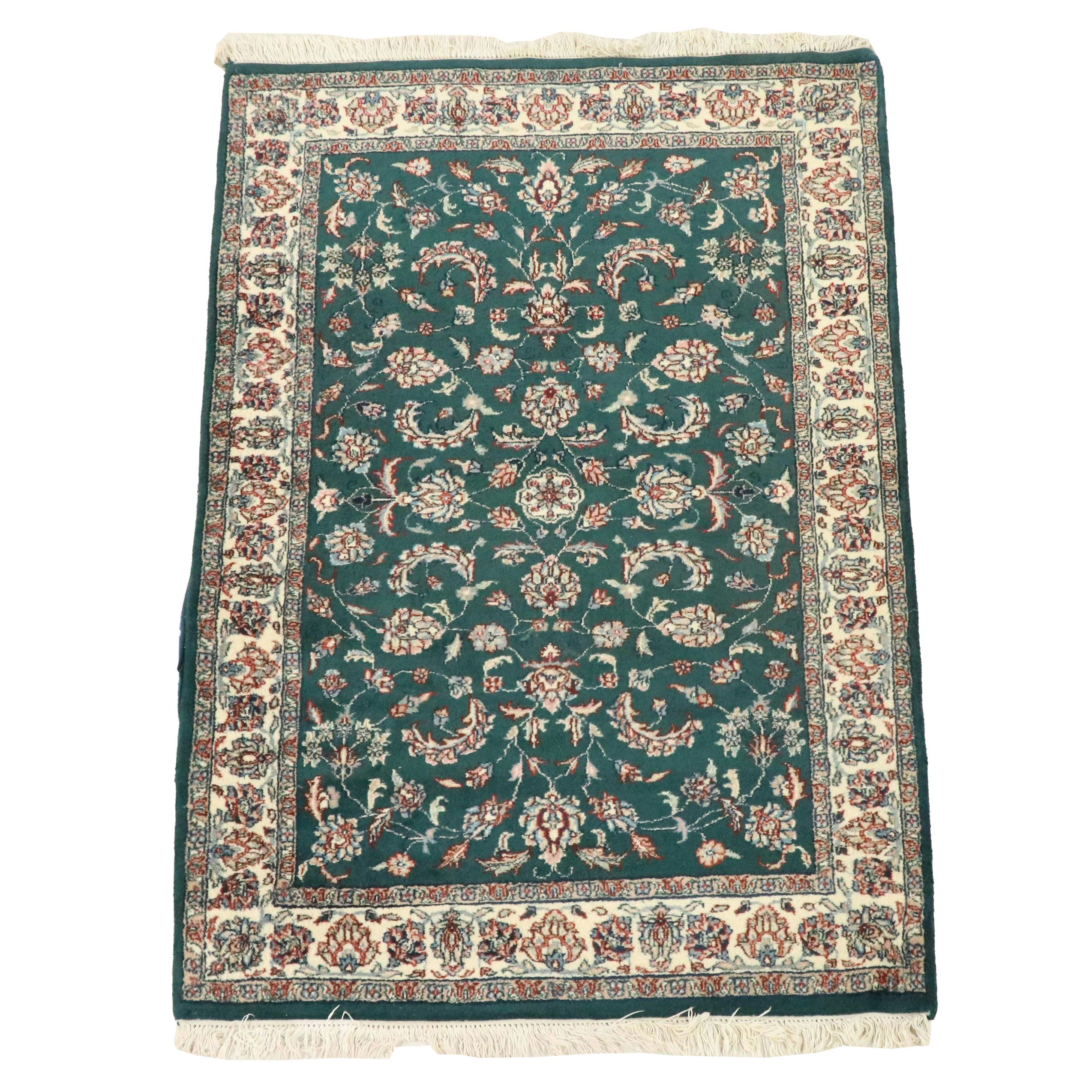 4'1 x 6'5 Hand-Knotted Sino-Persian Tabriz Area Rug