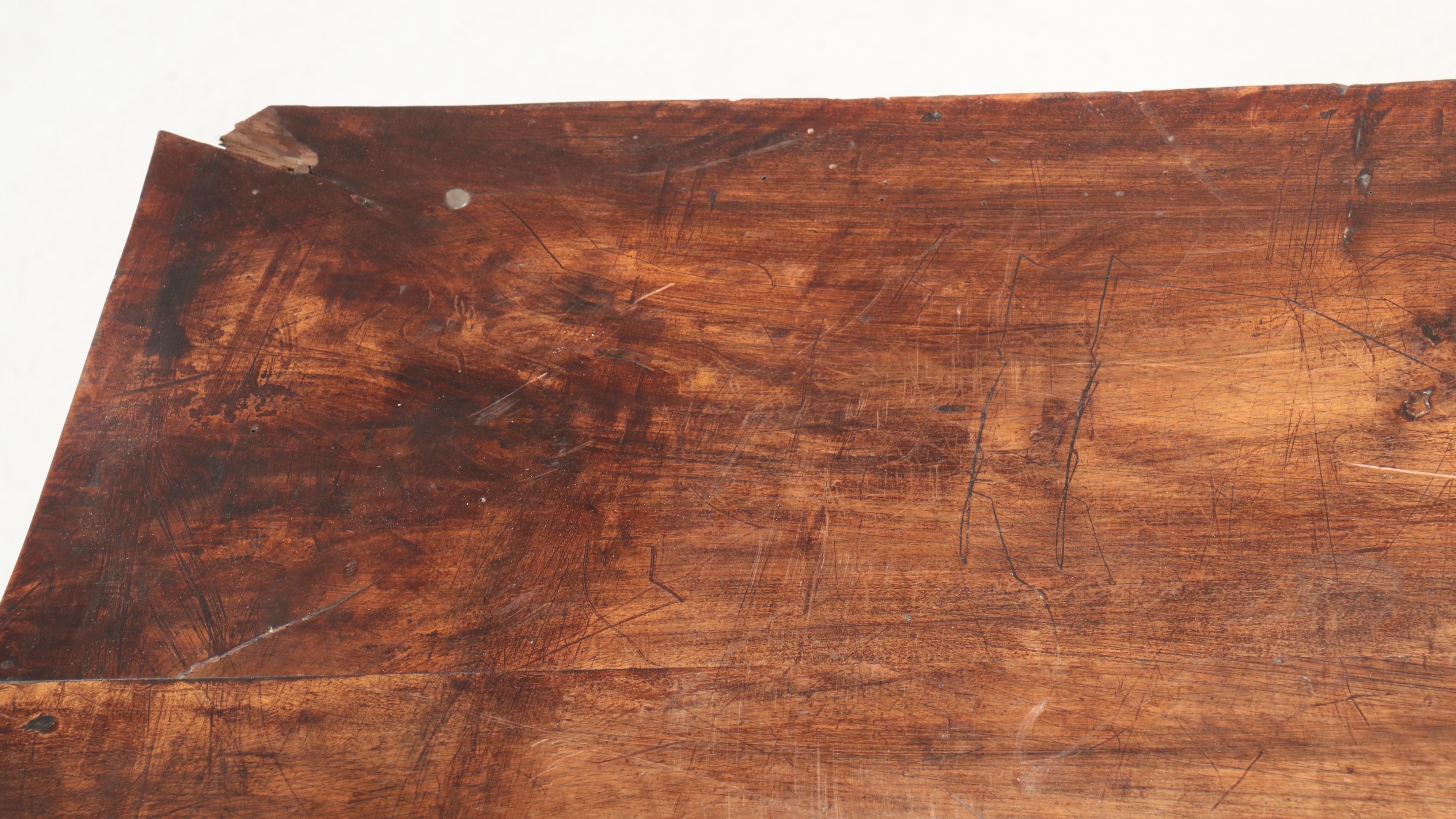 French Country Louis XV Walnut Enfilade Buffet, 18th/ 19th Century