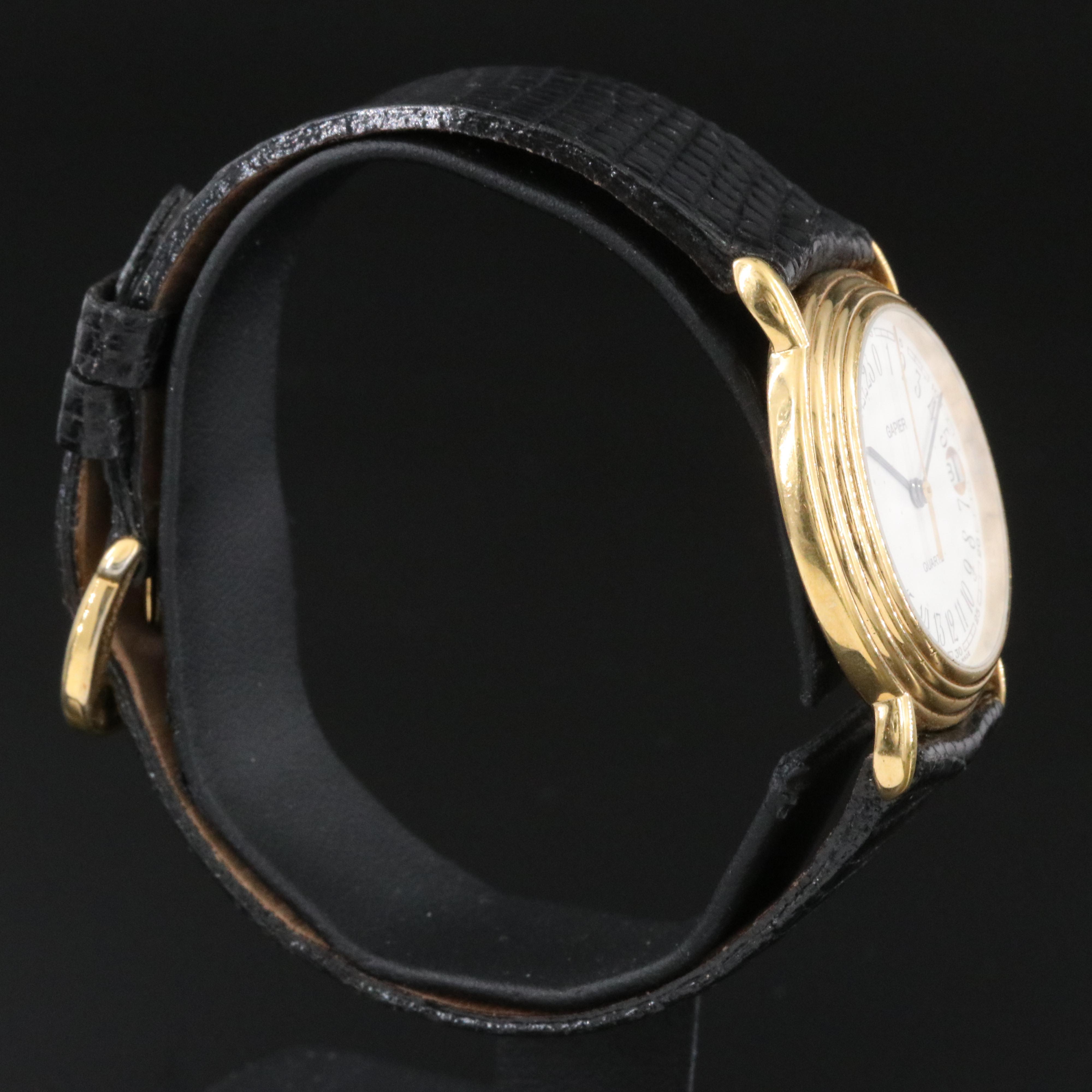 Gapier 24 Hour Dial 31mm Gold-Tone Quartz Watch