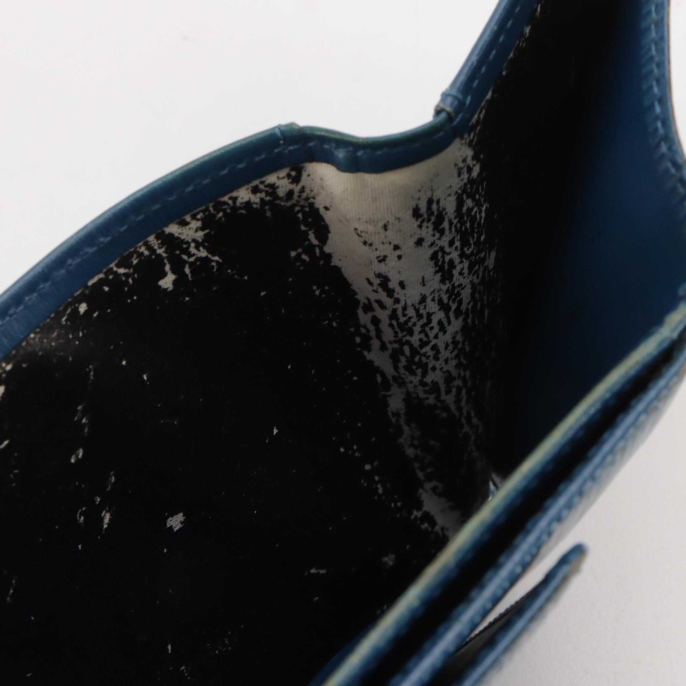 Louis Vuitton Elise Compact Wallet in Toledo Blue Epi Leather