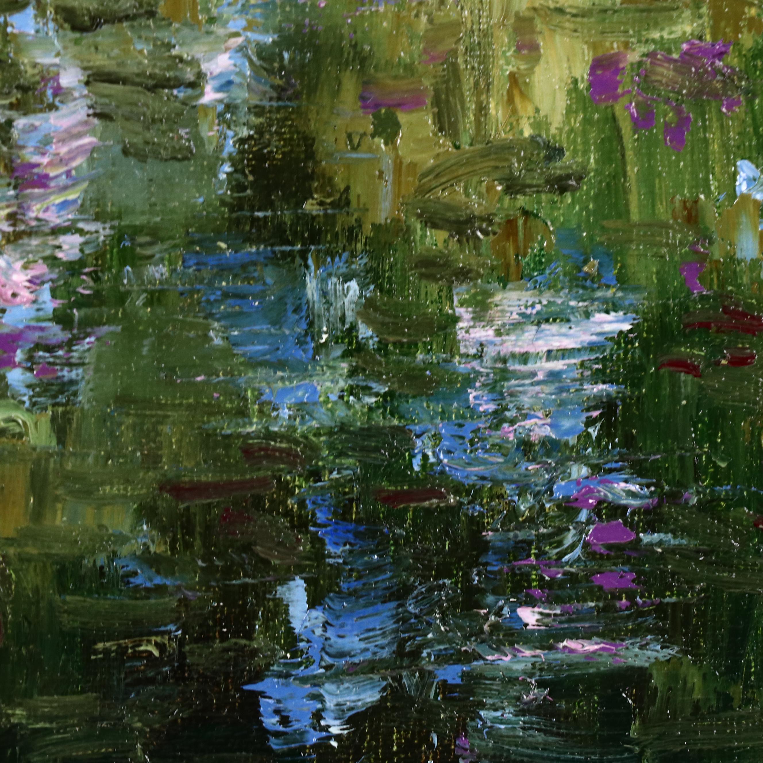 Garncarek Aleksander Pond Landscape Oil Painting "Staw," 2025