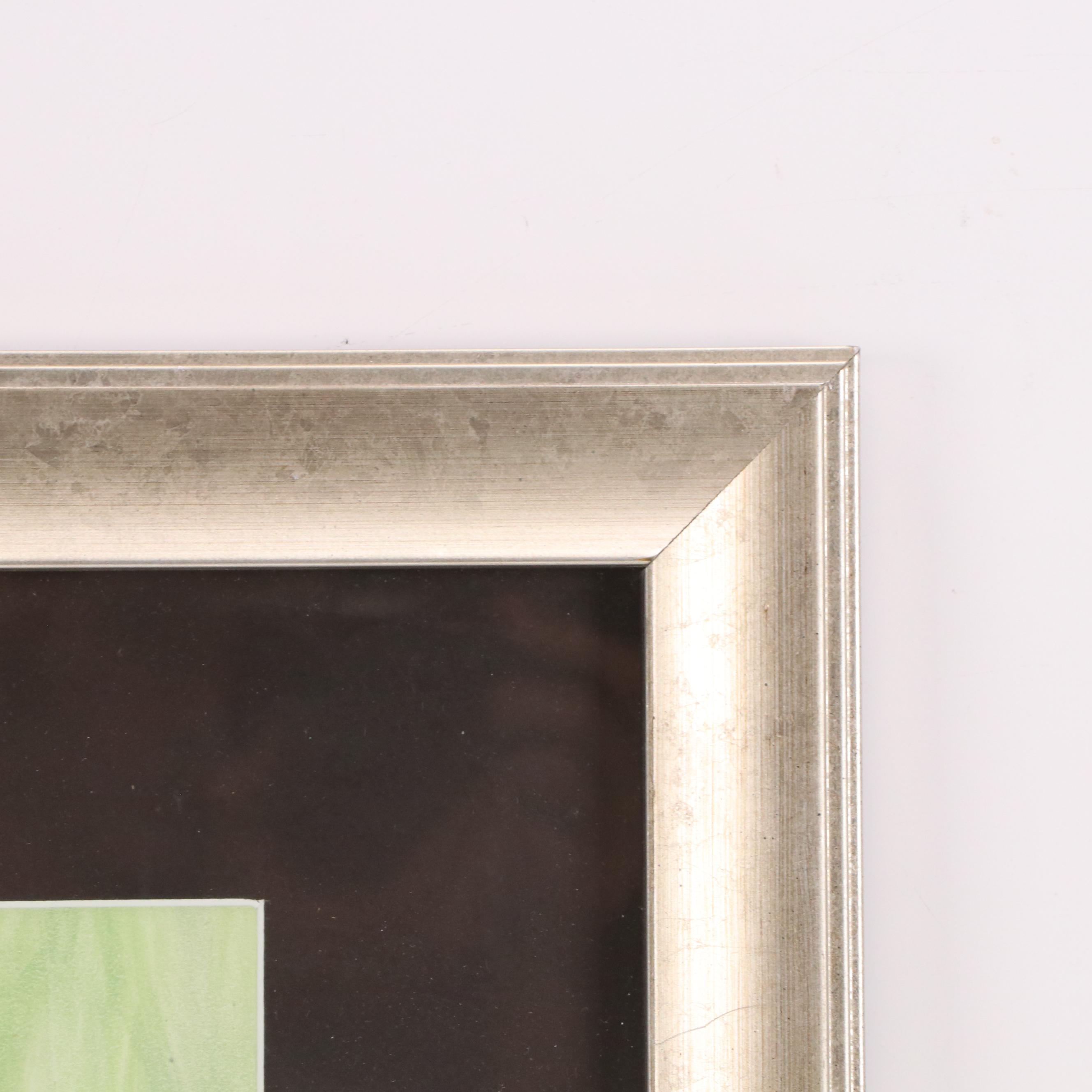 Still Life Gouache Painting of MacKenzie-Childs Teapot and Vessel