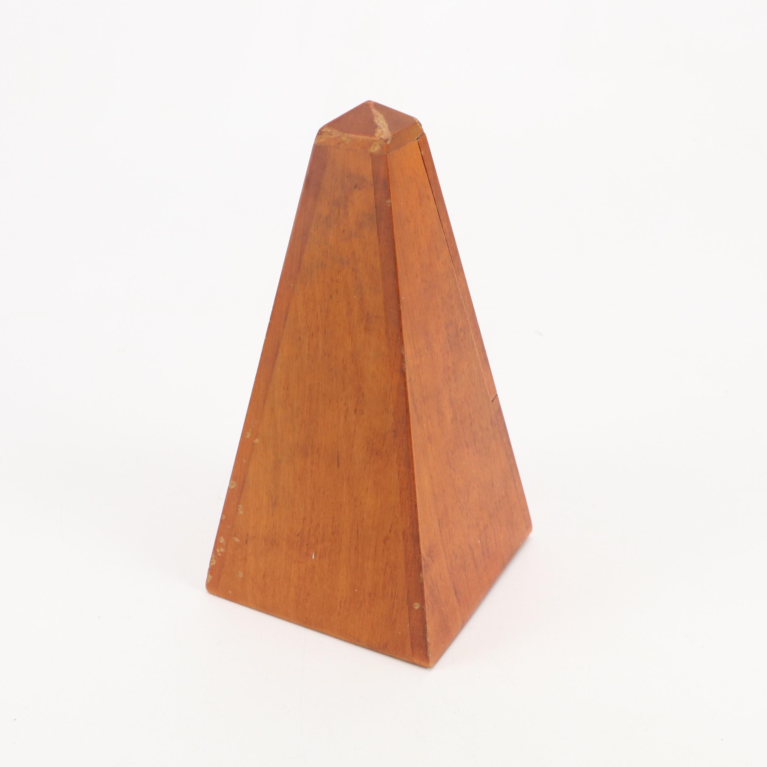 Seth Thomas No. 8 Wooden Metronome de Maelzel, Mid-20th Century