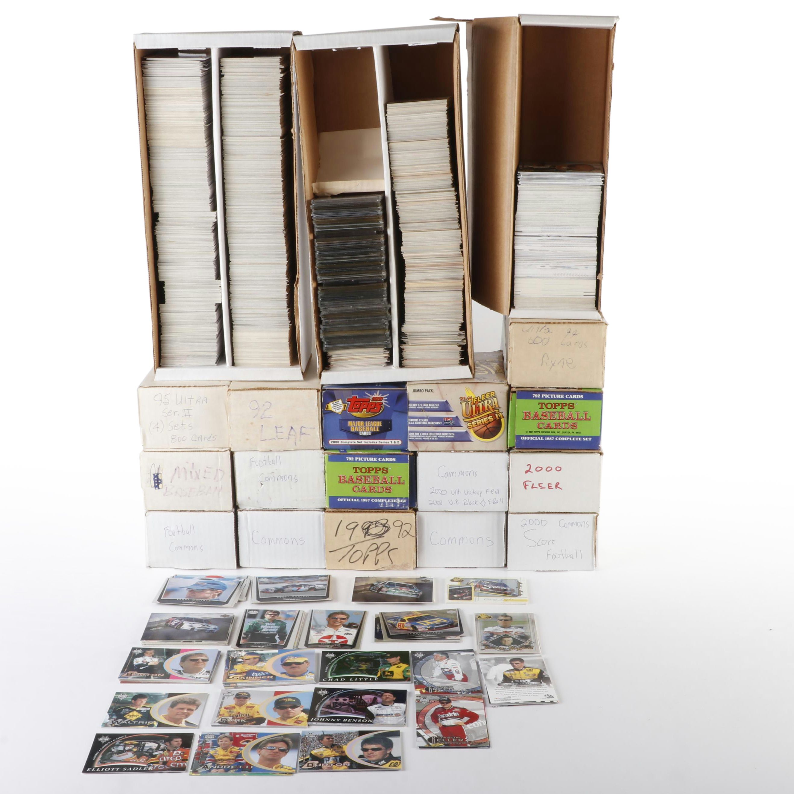 Bowman's Best with Other Sports Cards Featuring Derek Jeter and Dirk Nowitzki