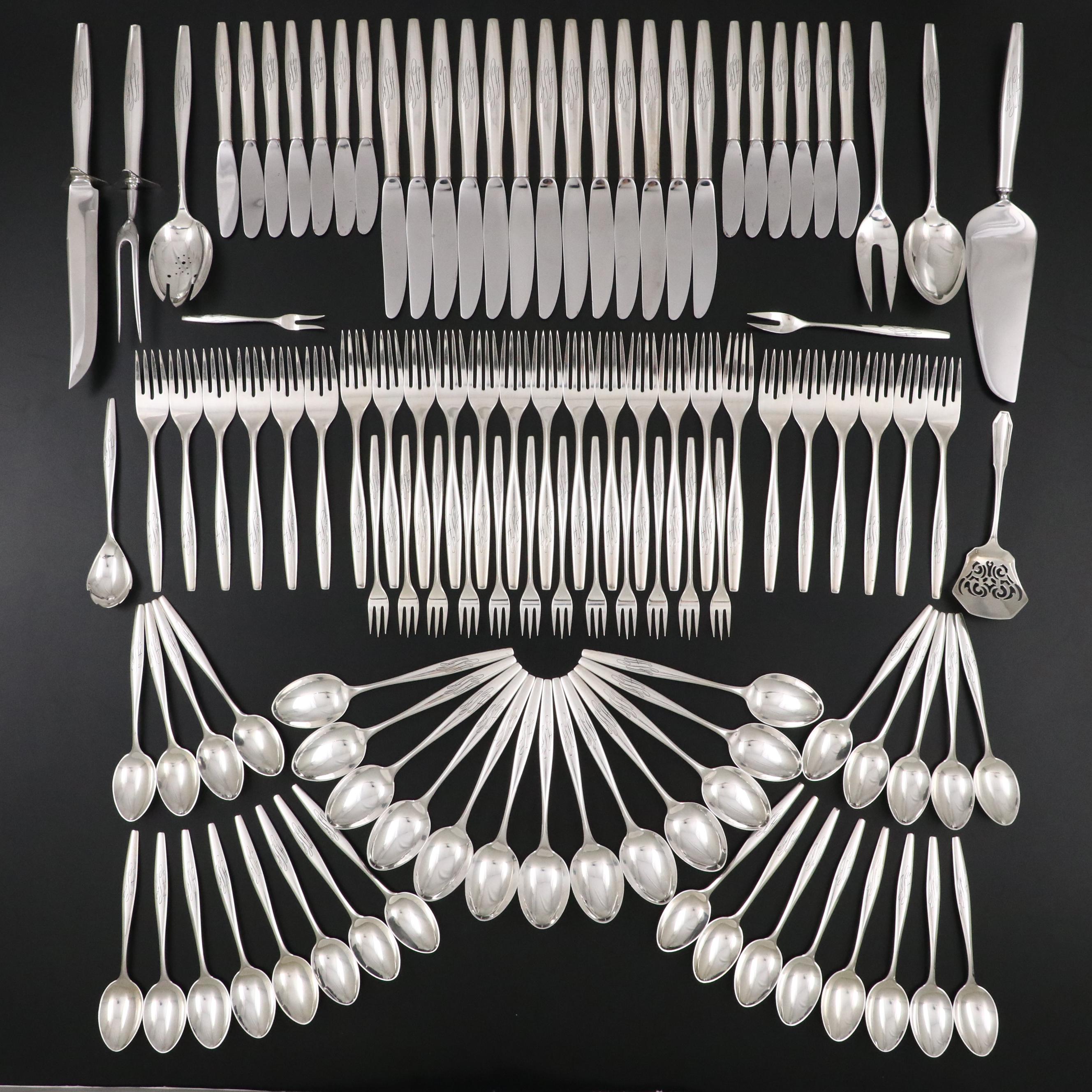 S. Kirk & Son "Signet" Sterling Silver Flatware and Serving Utensils