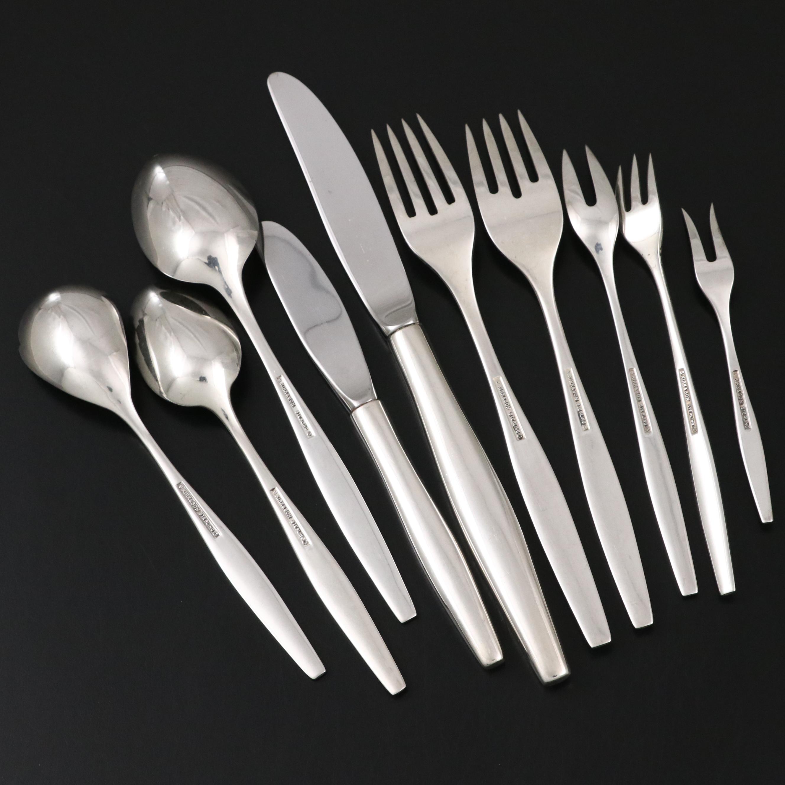 S. Kirk & Son "Signet" Sterling Silver Flatware and Serving Utensils