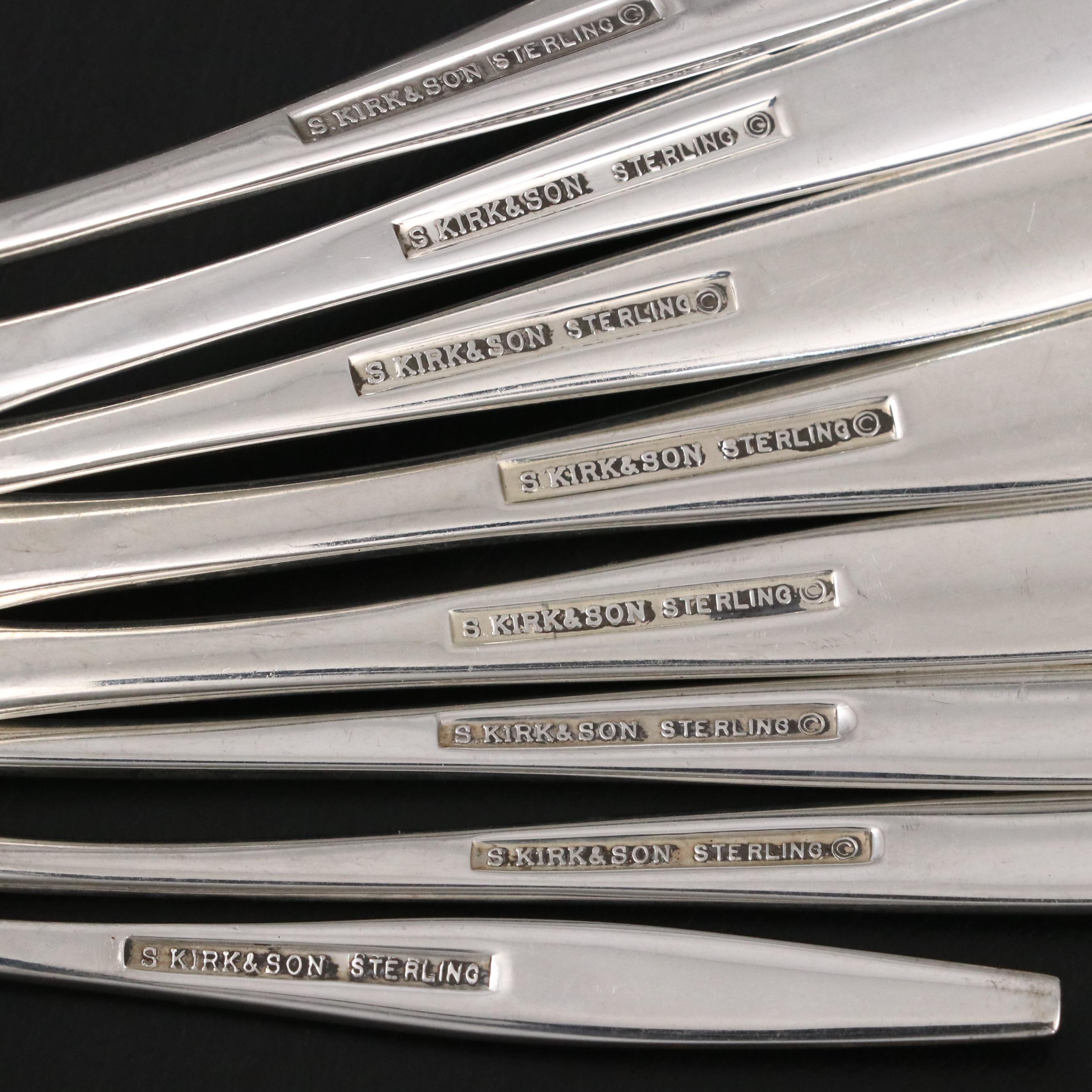 S. Kirk & Son "Signet" Sterling Silver Flatware and Serving Utensils