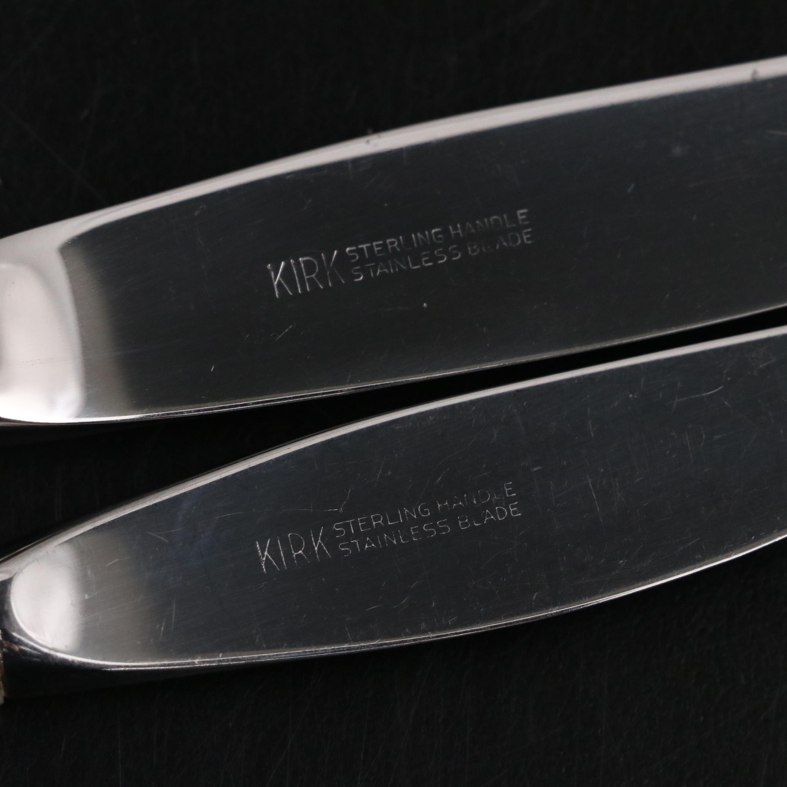 S. Kirk & Son "Signet" Sterling Silver Flatware and Serving Utensils