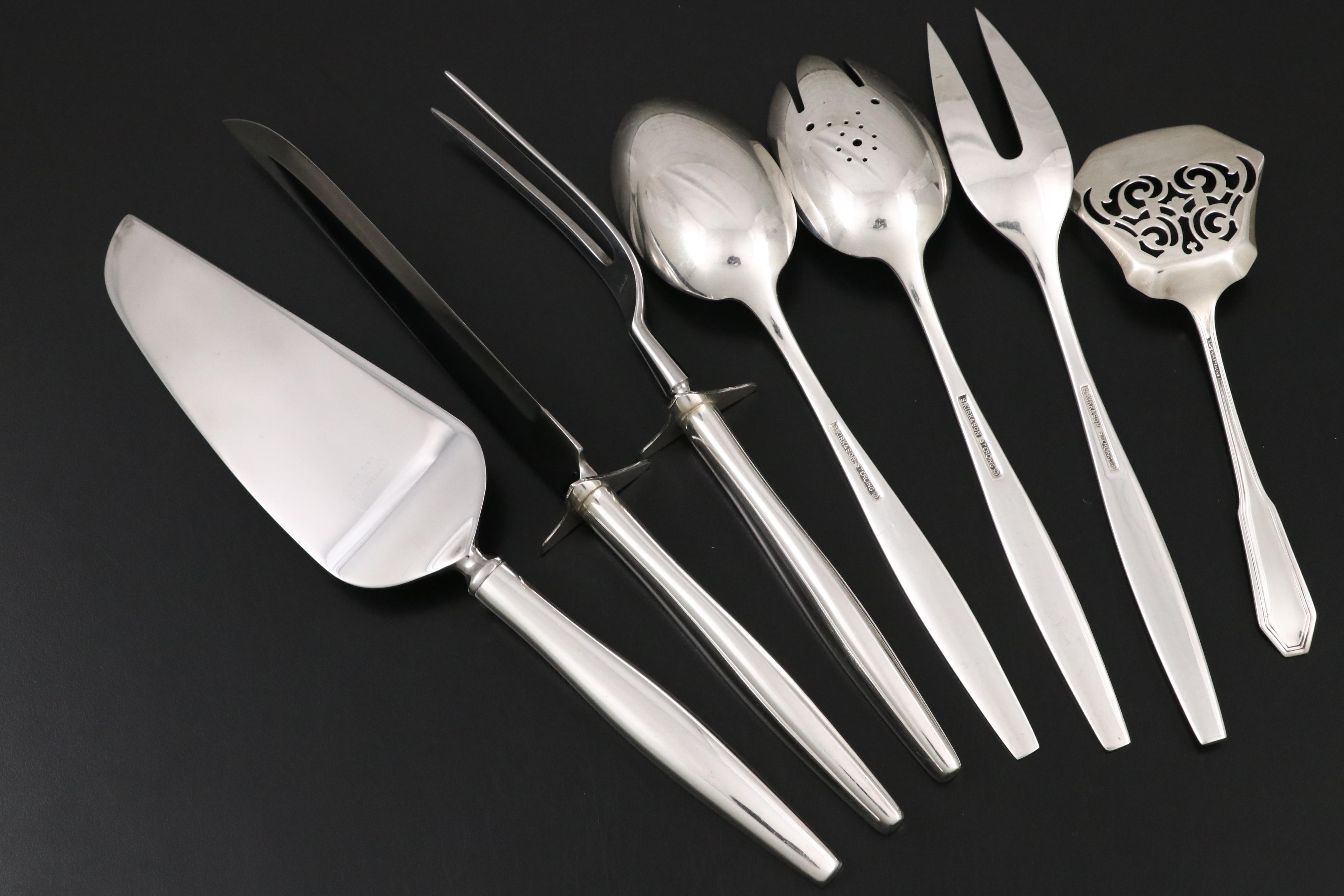 S. Kirk & Son "Signet" Sterling Silver Flatware and Serving Utensils