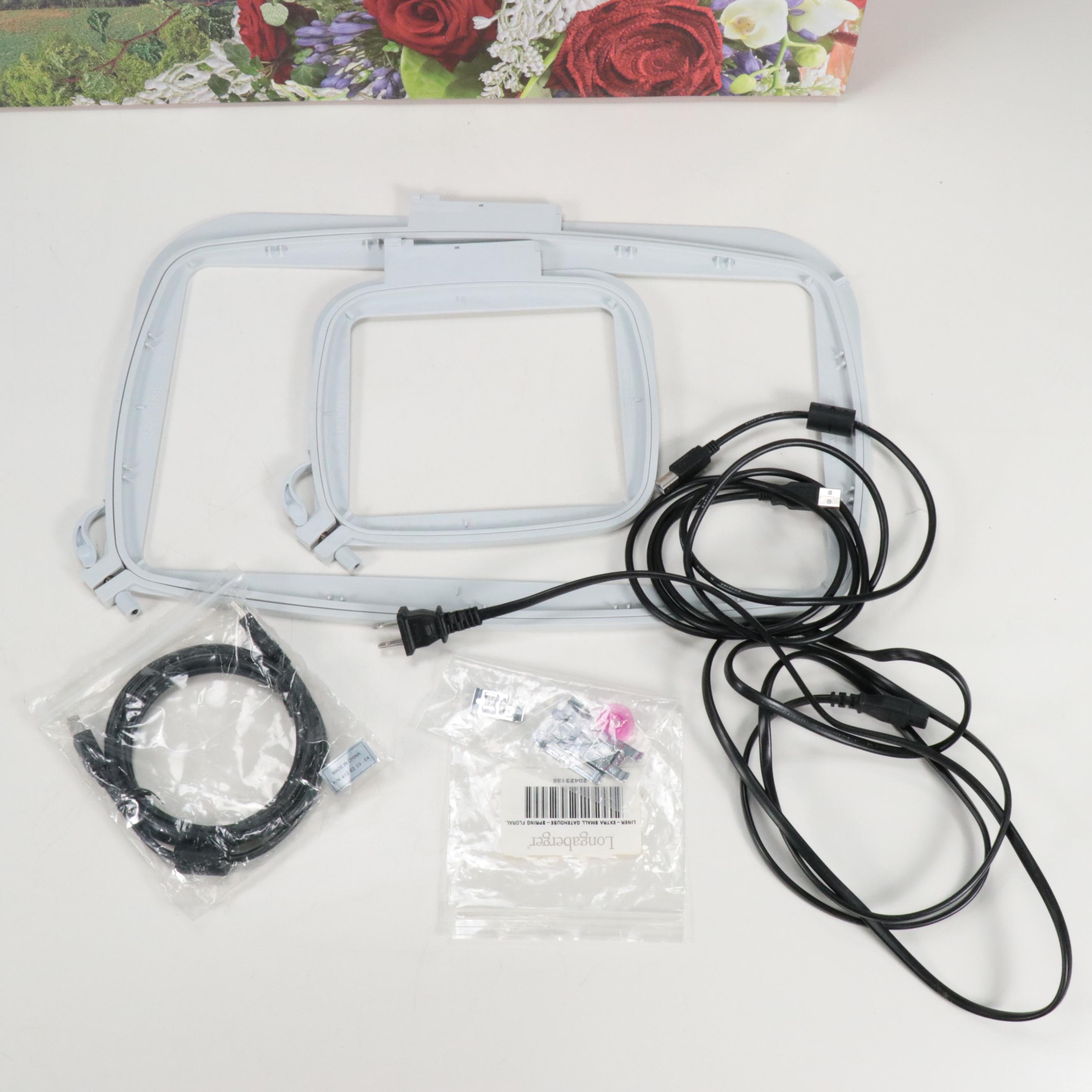 Husqvarna Viking Designer Ruby Royale Sewing Machine and Embroidery Arm