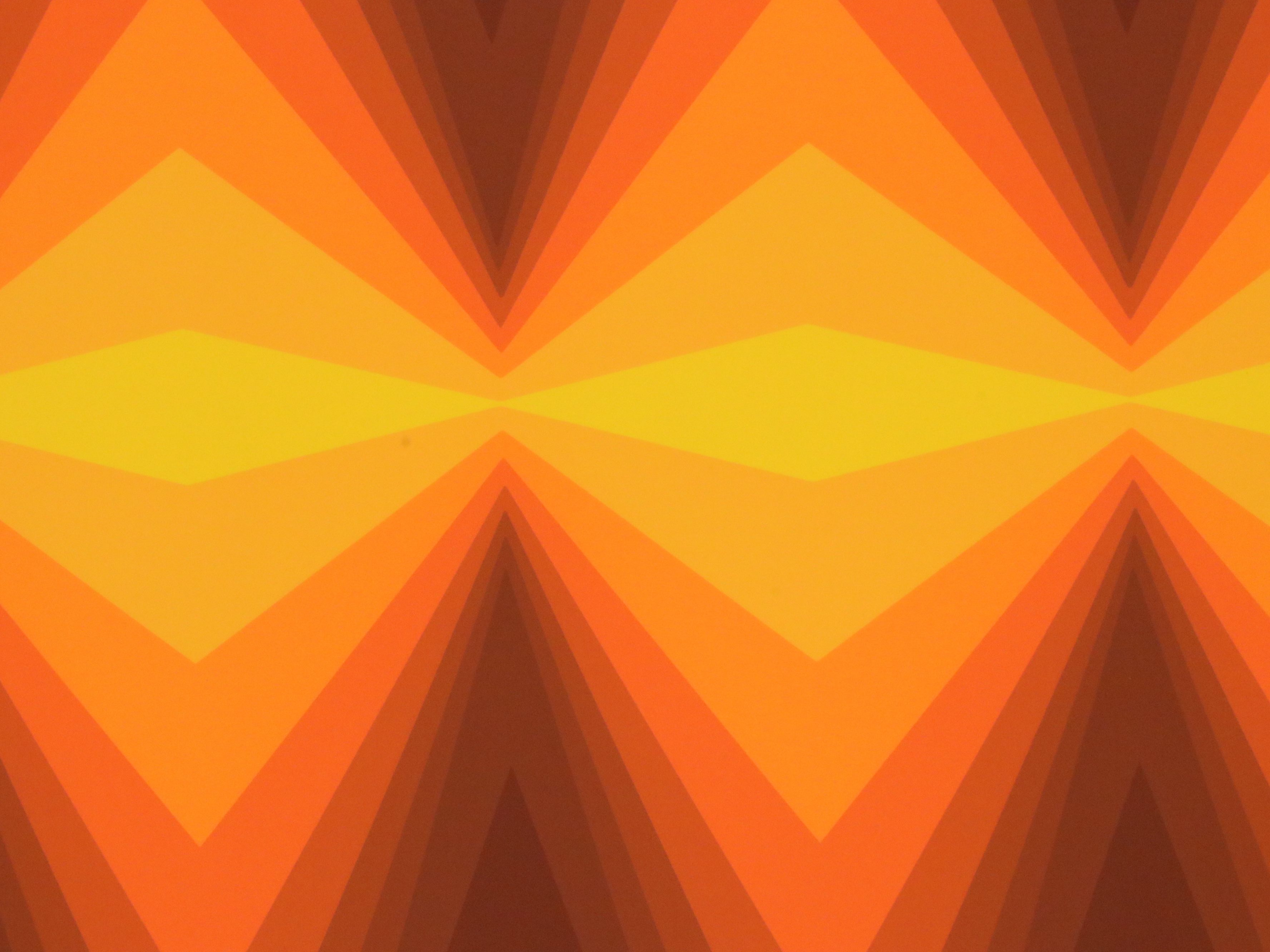 Jürgen Peters Op Art Serigraph, 1980