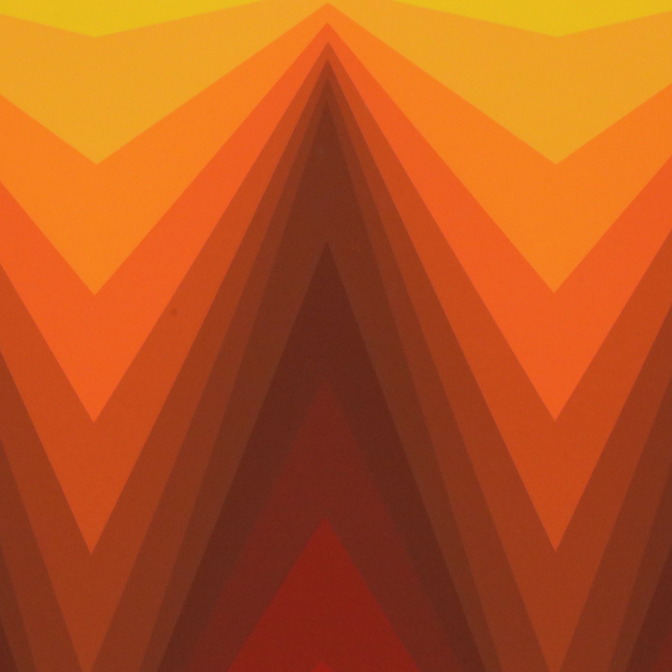 Jürgen Peters Op Art Serigraph, 1980