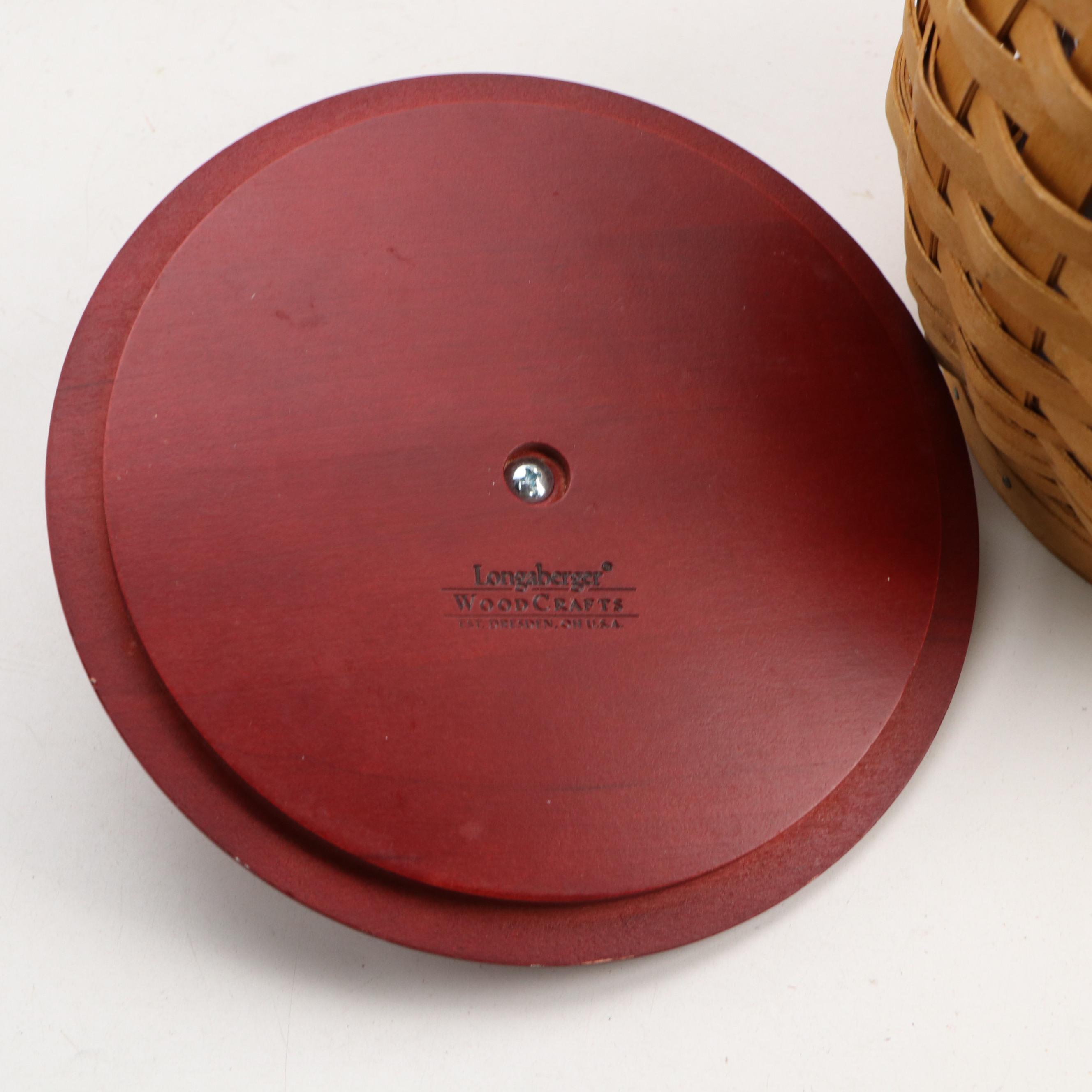 Longaberger Woven Baskets, Canisters and Casserole Dish