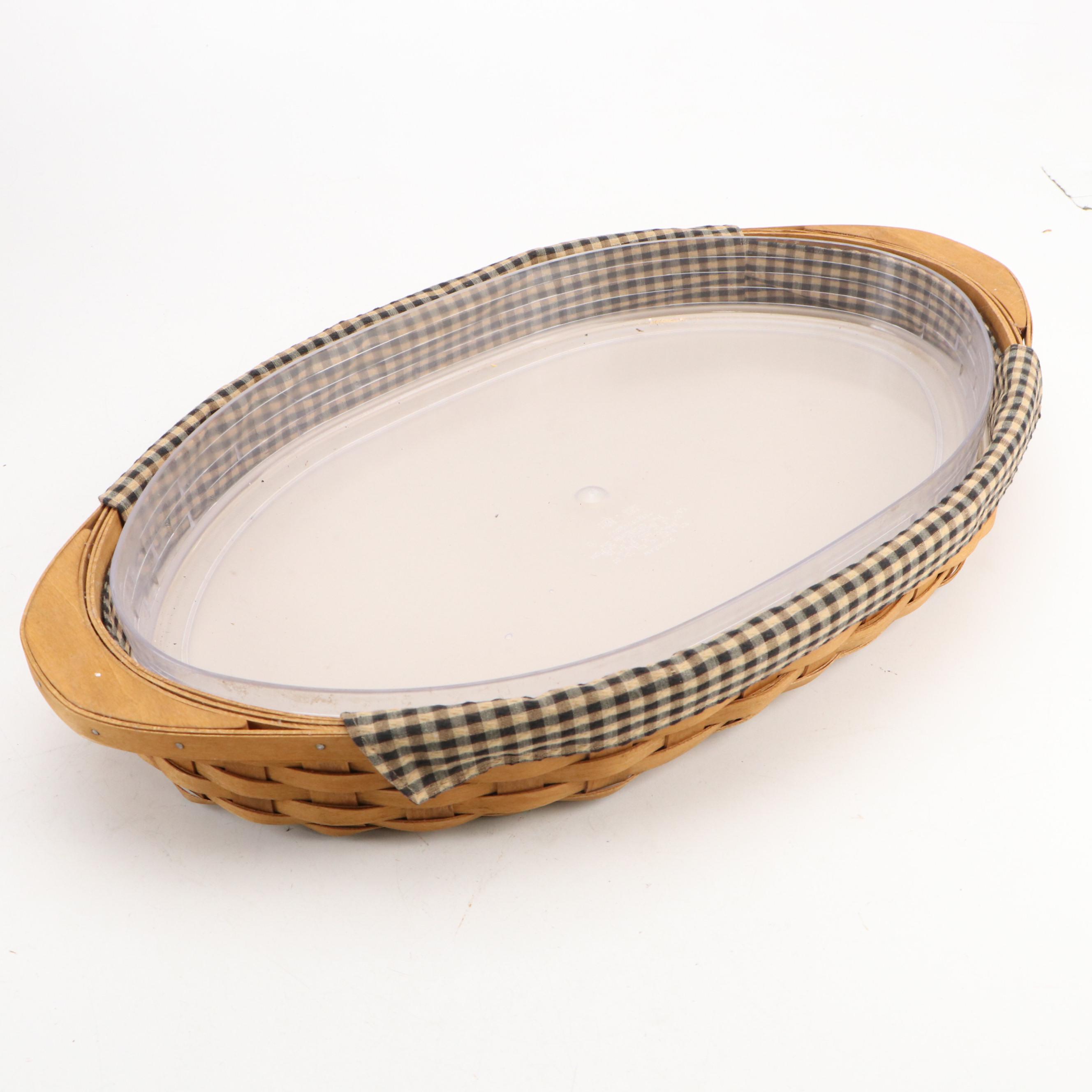 Longaberger Woven Baskets, Canisters and Casserole Dish