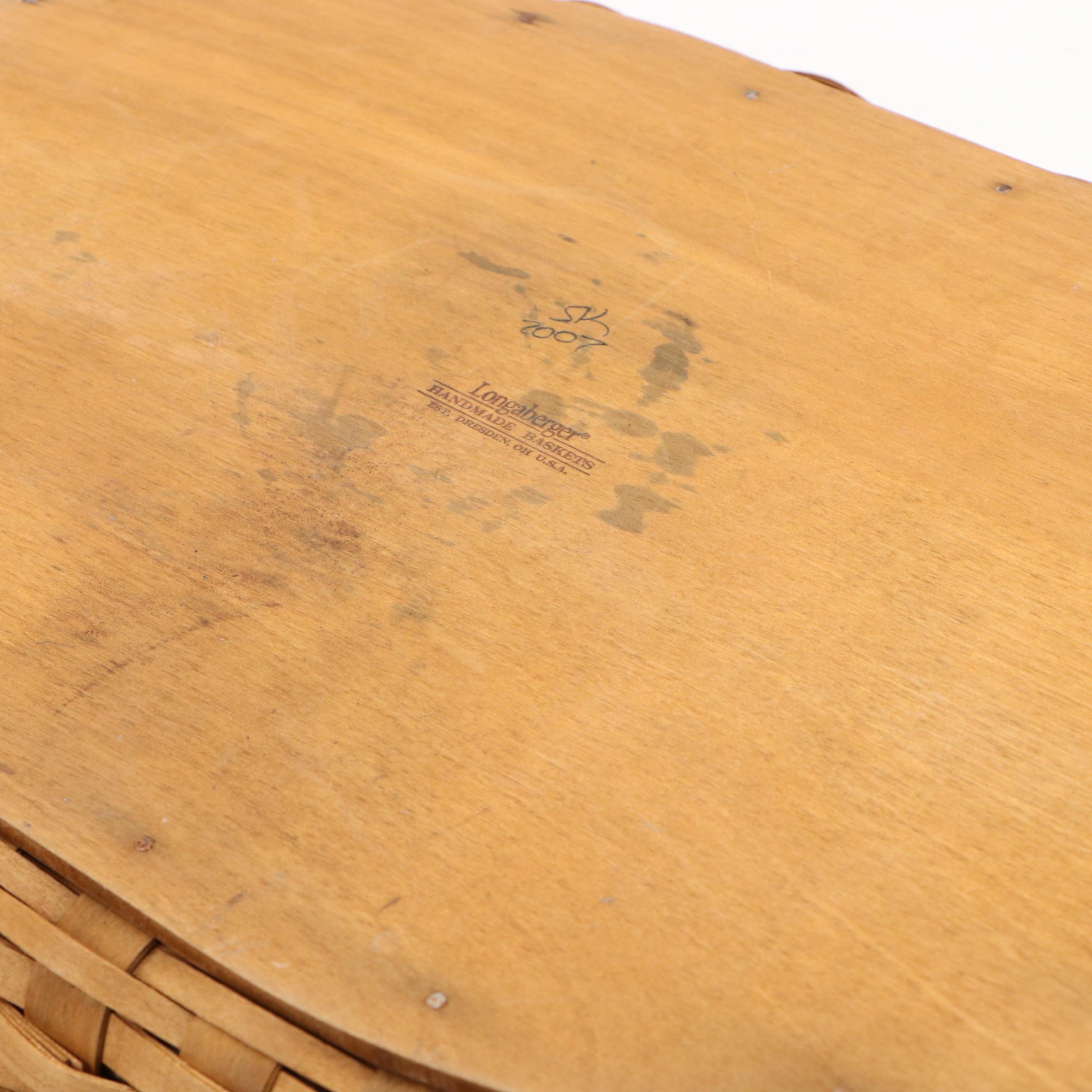 Longaberger Woven Baskets, Canisters and Casserole Dish