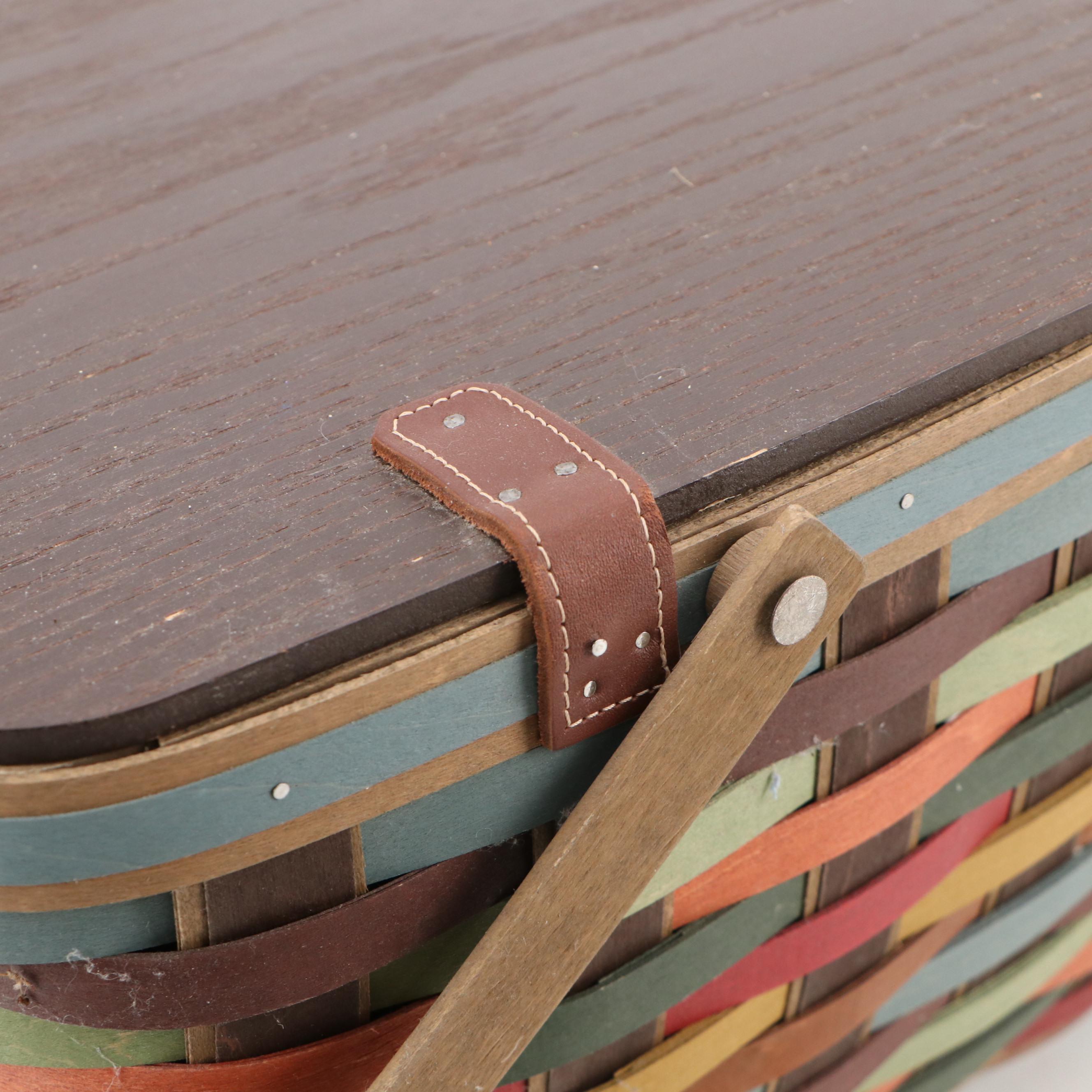 Longaberger Woven Baskets, Canisters and Casserole Dish