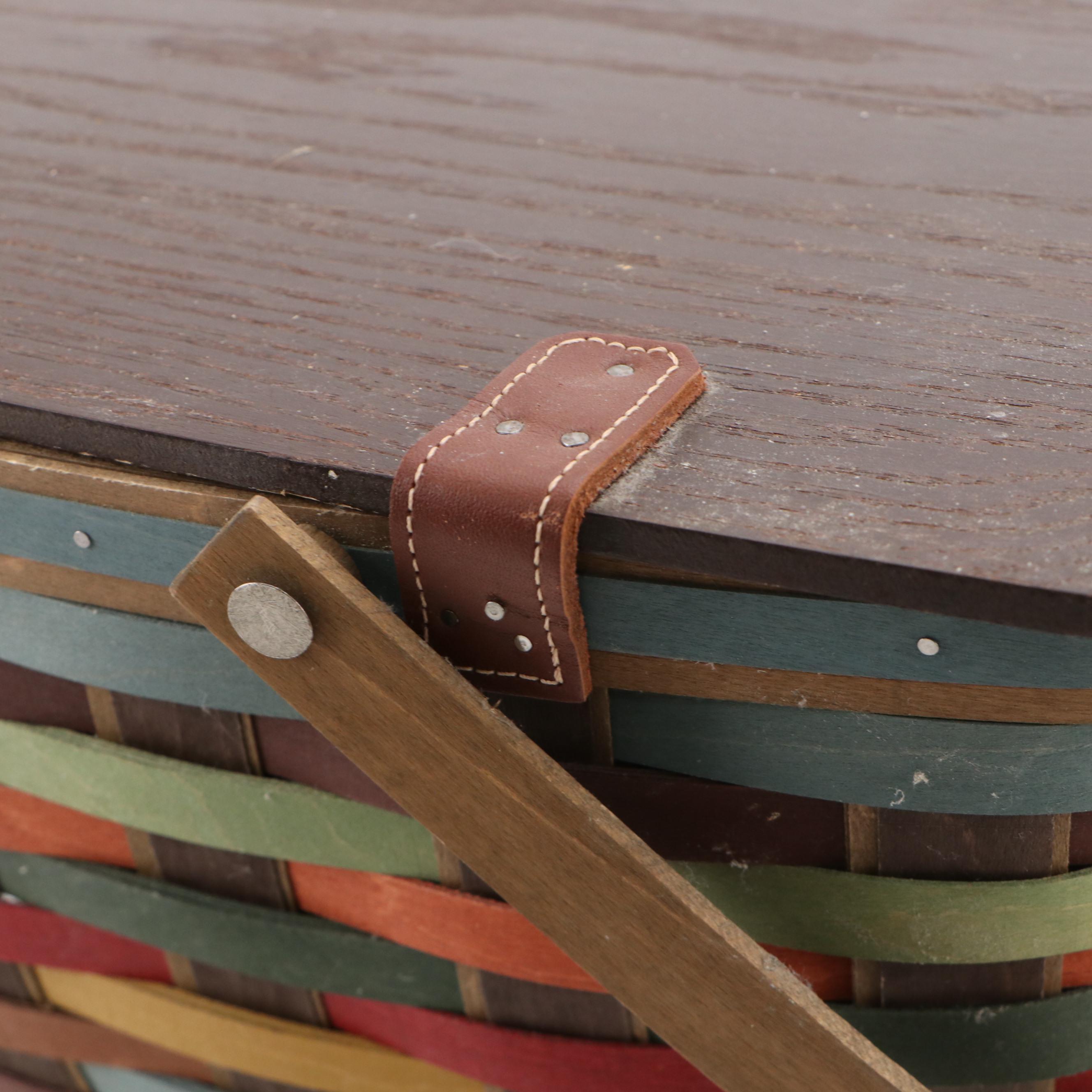 Longaberger Woven Baskets, Canisters and Casserole Dish