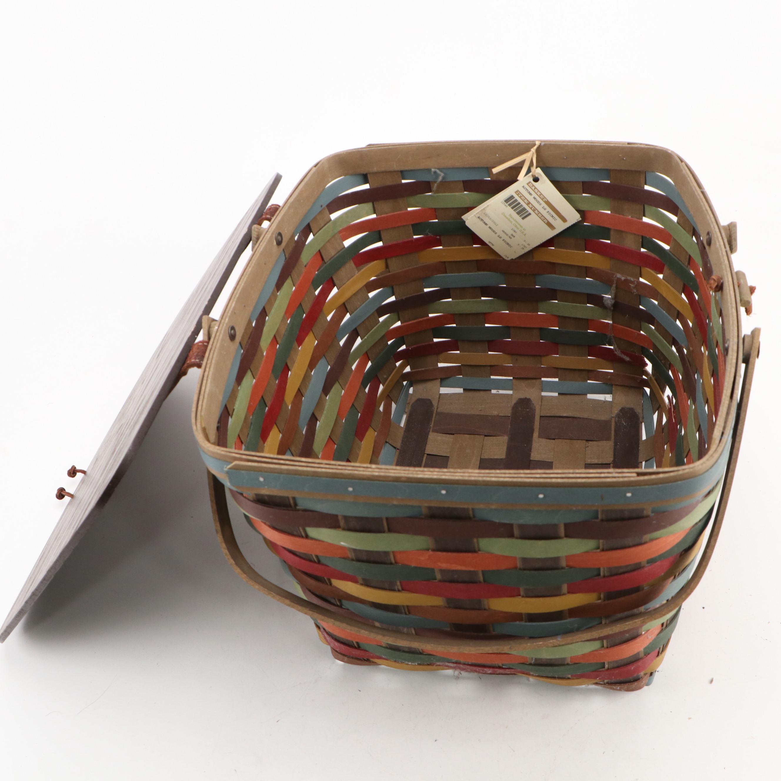 Longaberger Woven Baskets, Canisters and Casserole Dish