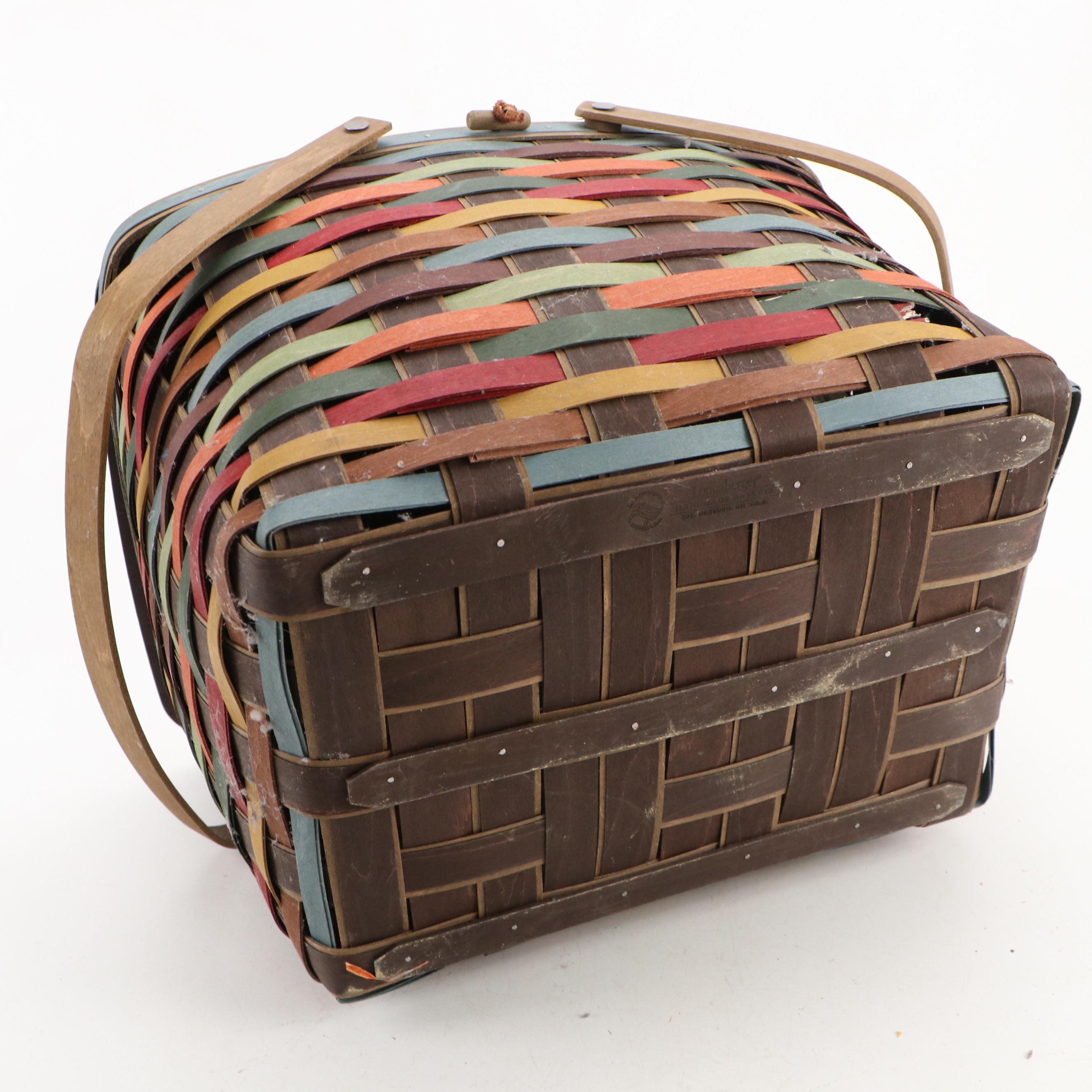 Longaberger Woven Baskets, Canisters and Casserole Dish