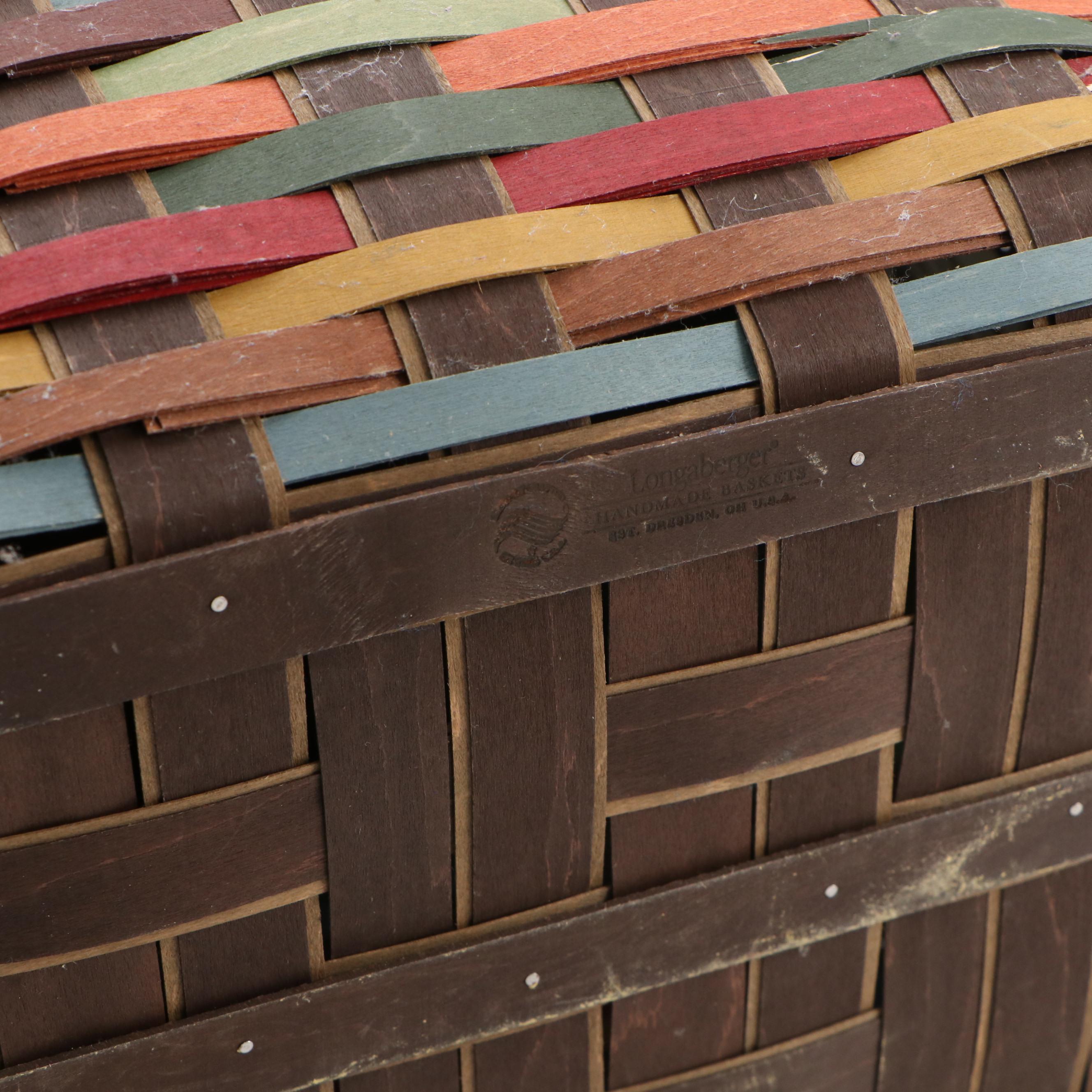 Longaberger Woven Baskets, Canisters and Casserole Dish