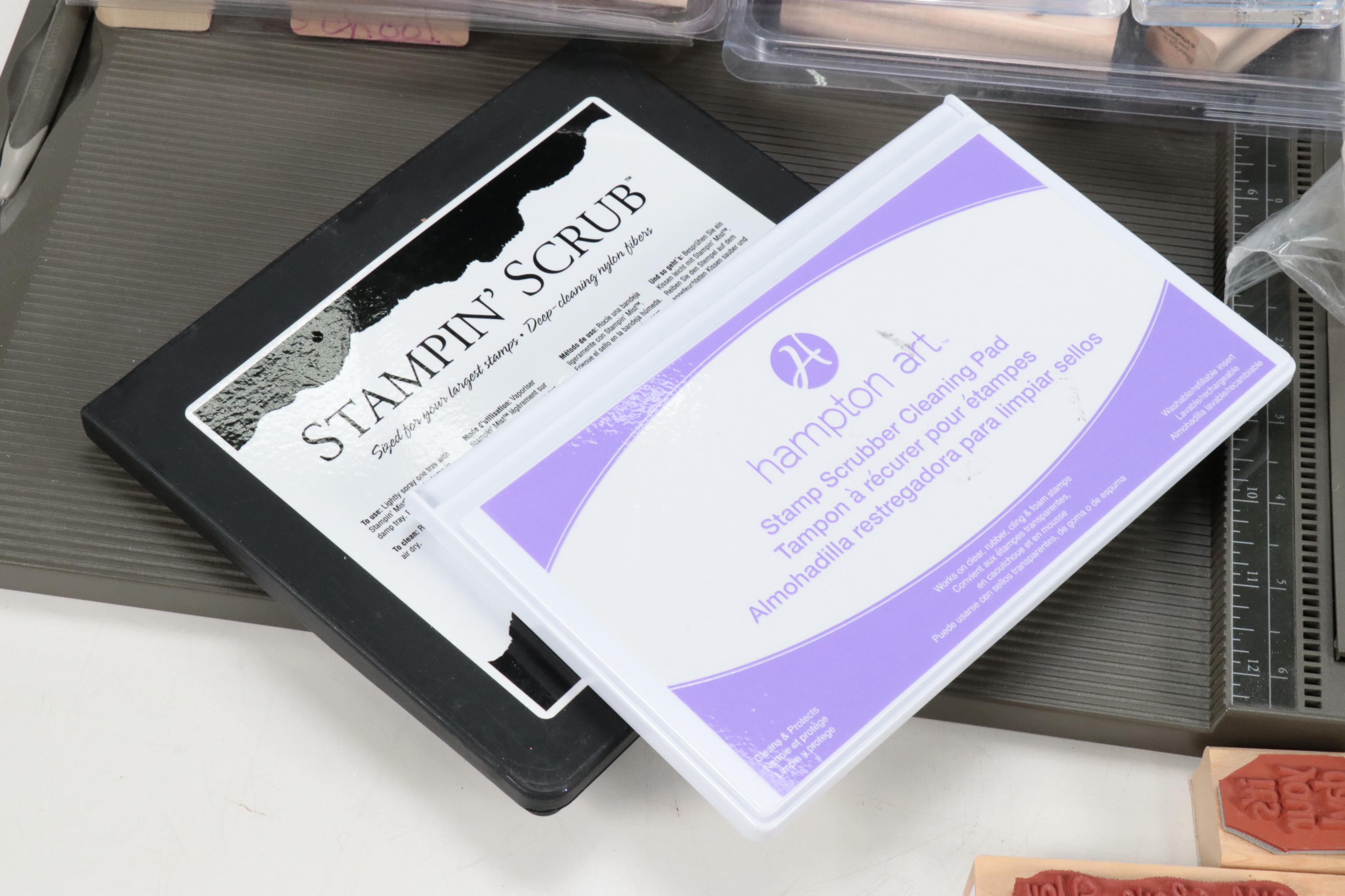 Stamp Up! Wood Stamps with Other Scrapbooking Materials