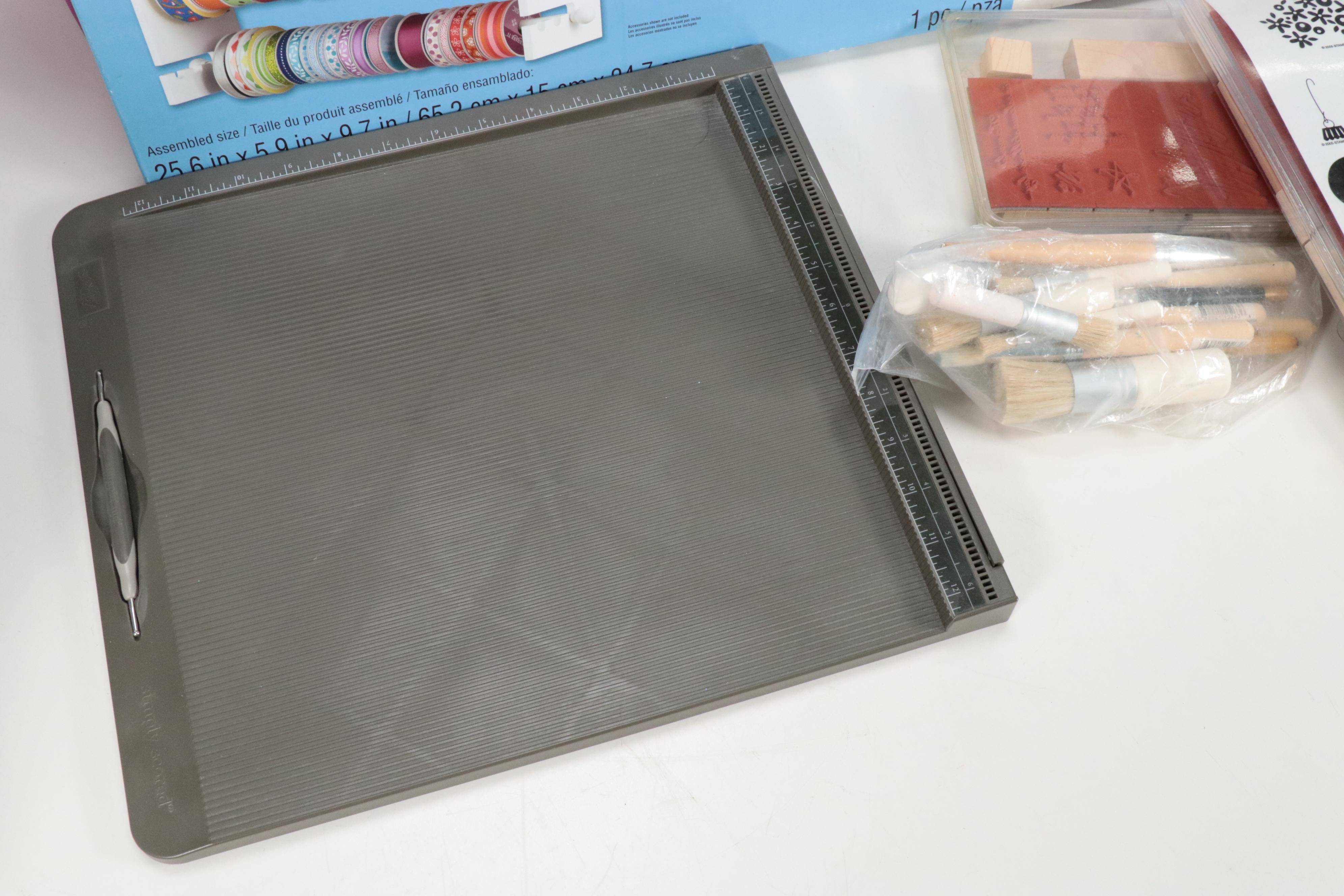 Stamp Up! Wood Stamps with Other Scrapbooking Materials