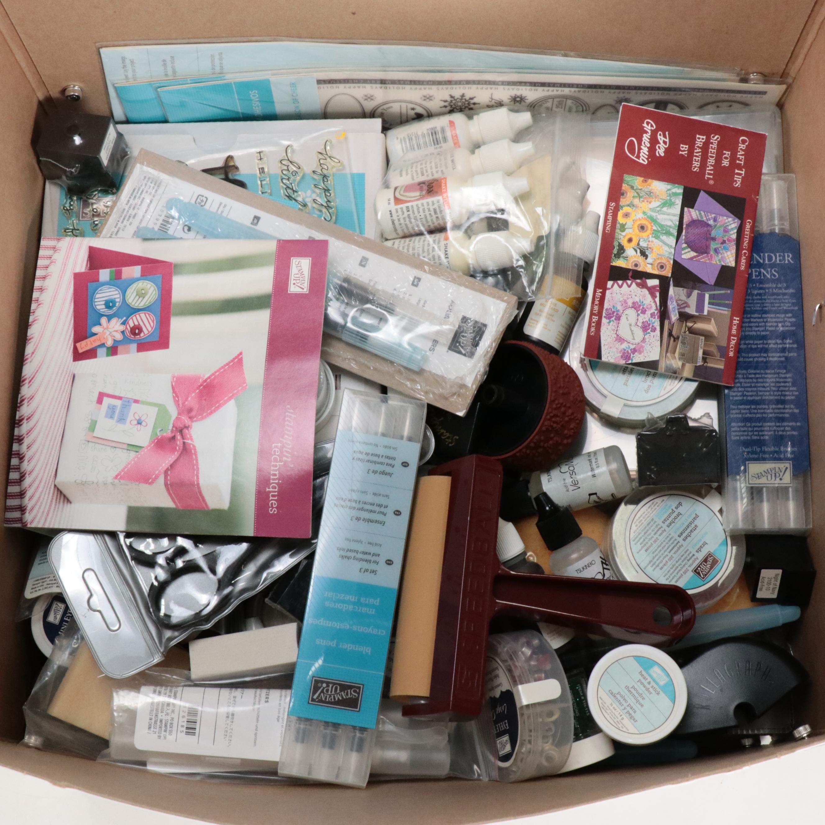 Stamp Up! Wood Stamps with Other Scrapbooking Materials