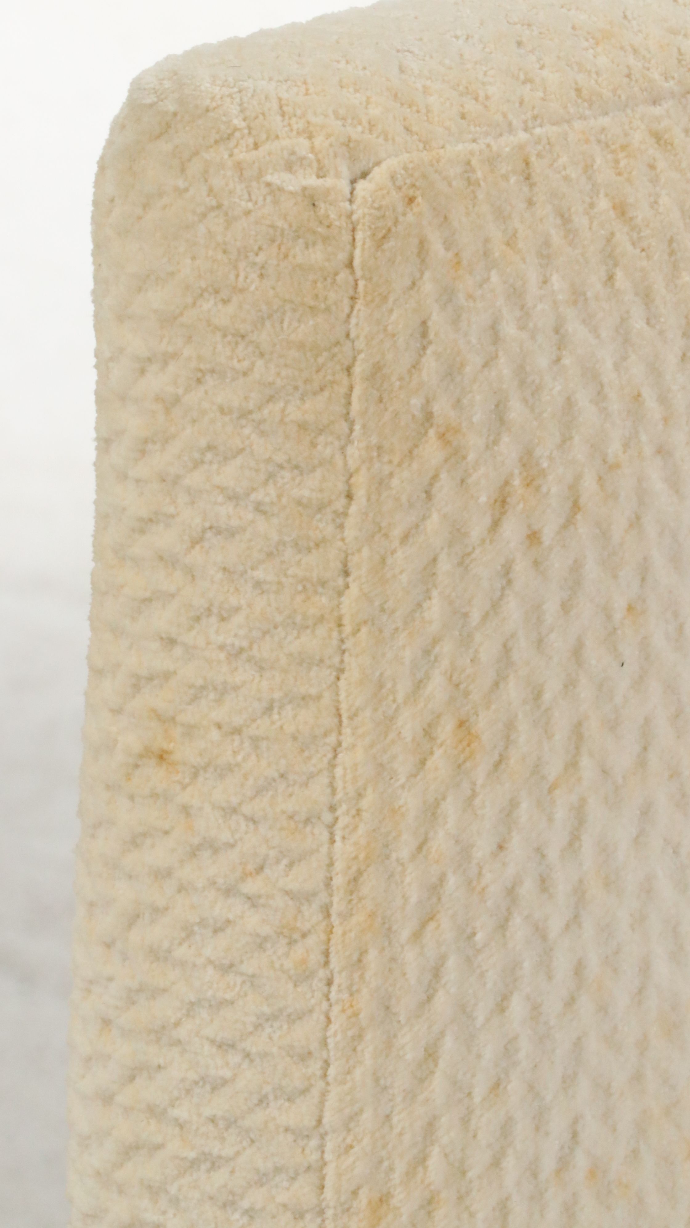 Six Thayer Coggin Dining Chairs on Brass Runner Base